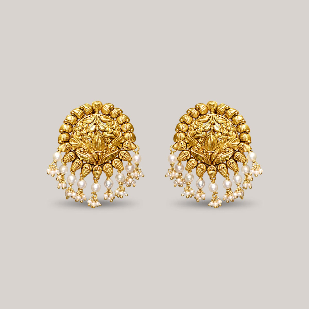 Indian Roots Gold Earrings