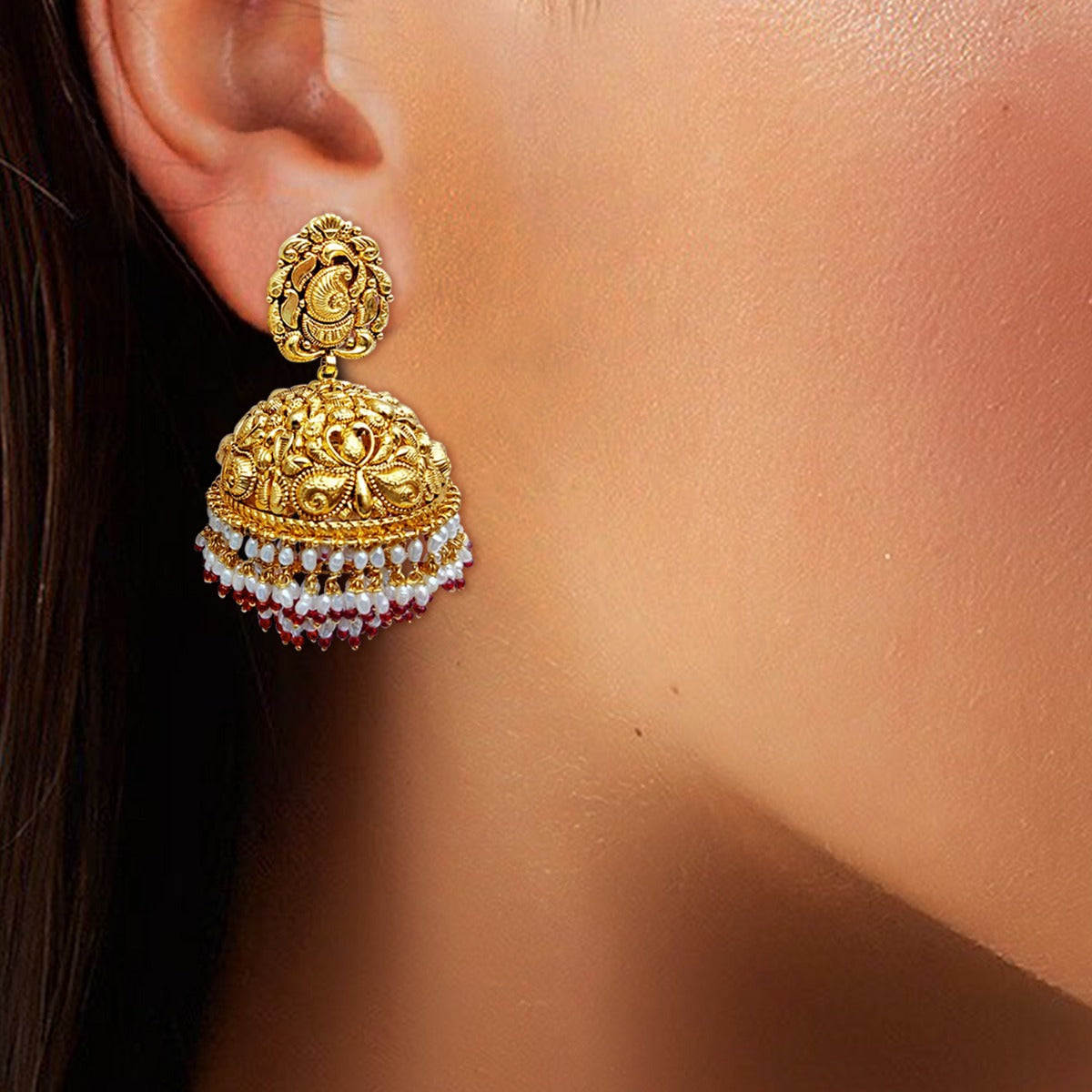 Reedhi Gold Jhumka