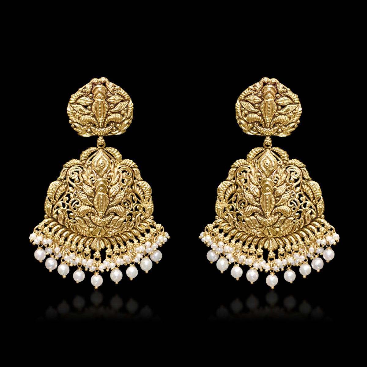 Deity Diva Gold Necklace Set