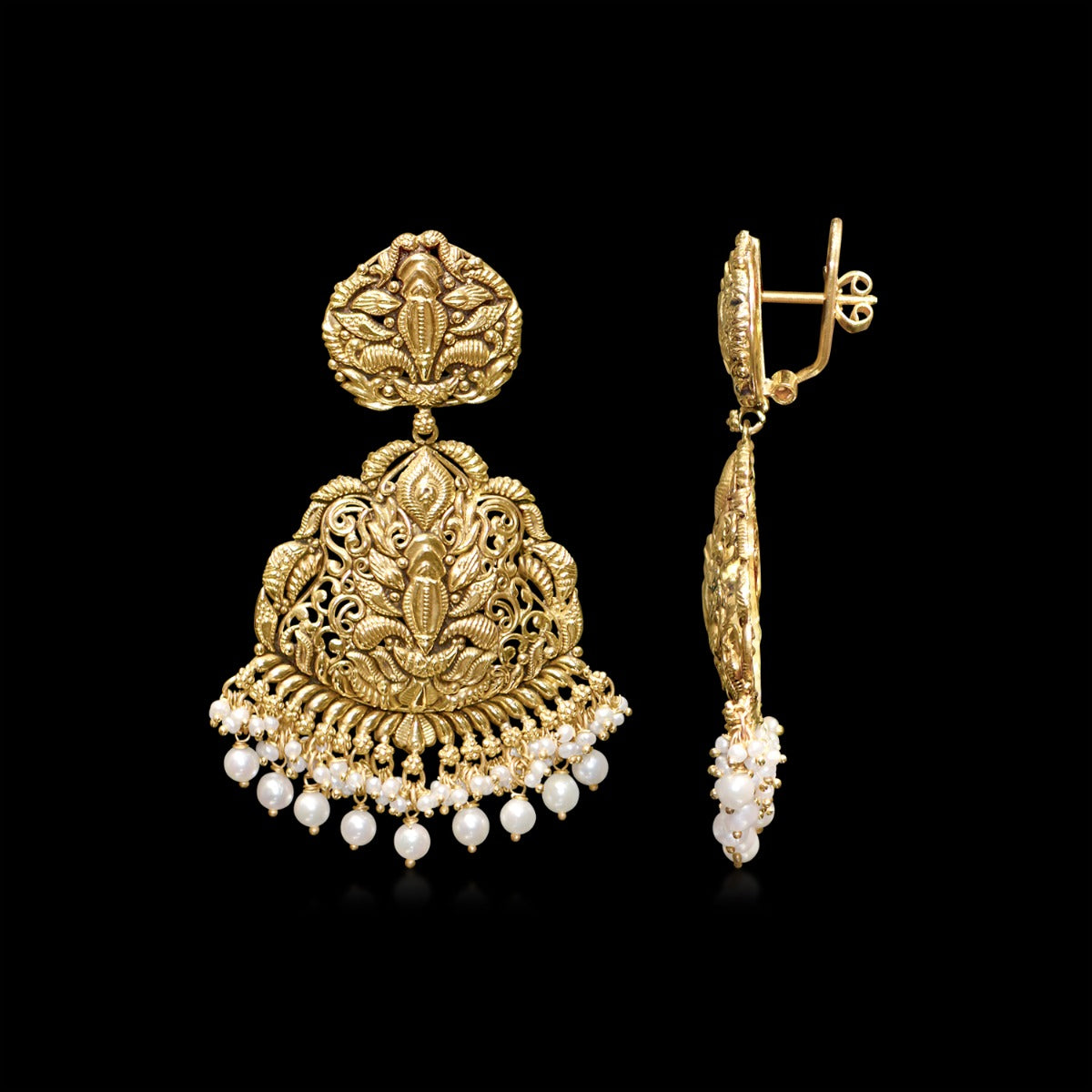 Deity Diva Gold Necklace Set