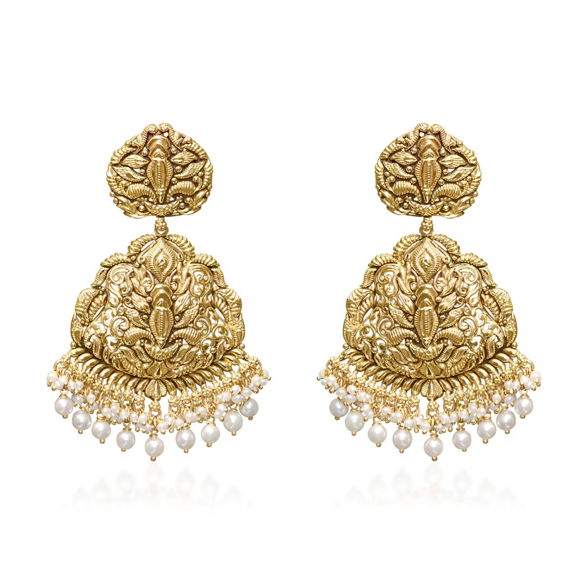 Deity Diva Gold Necklace Set