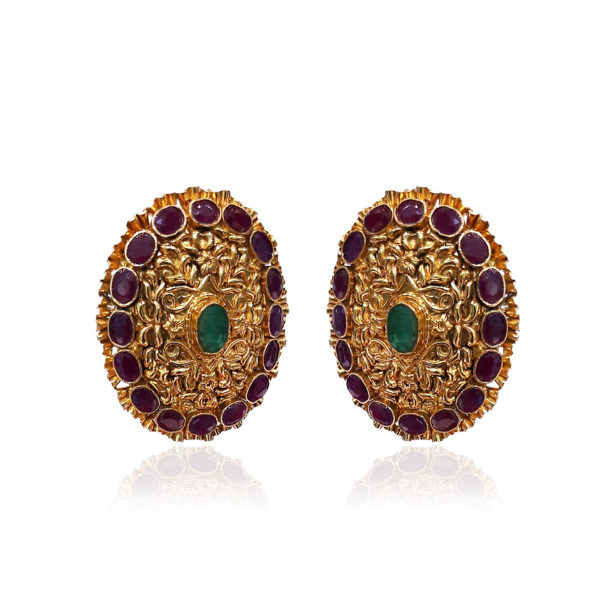 Nitya Virbrant Gold Earrings
