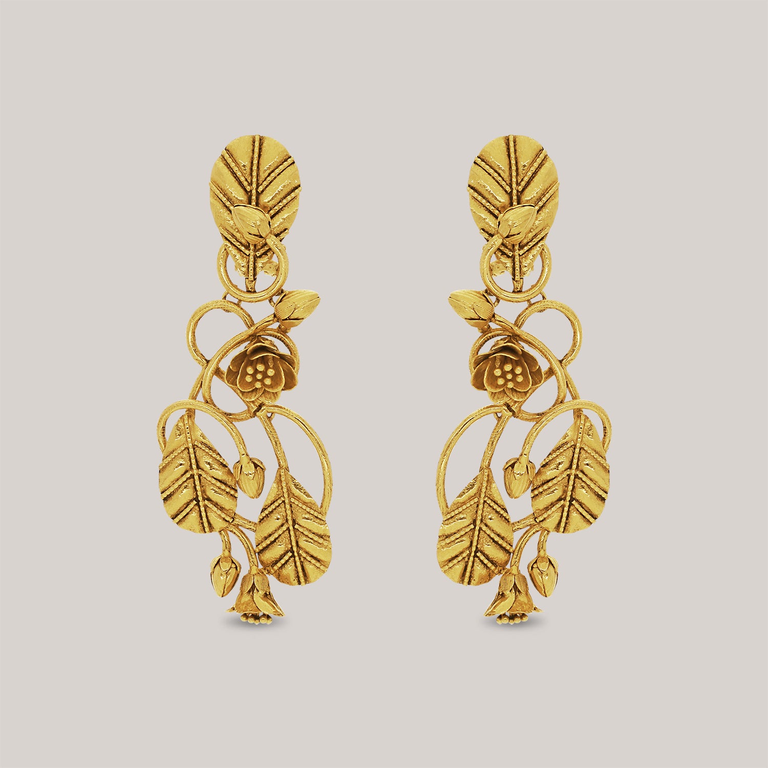 Navya Gold Earrings