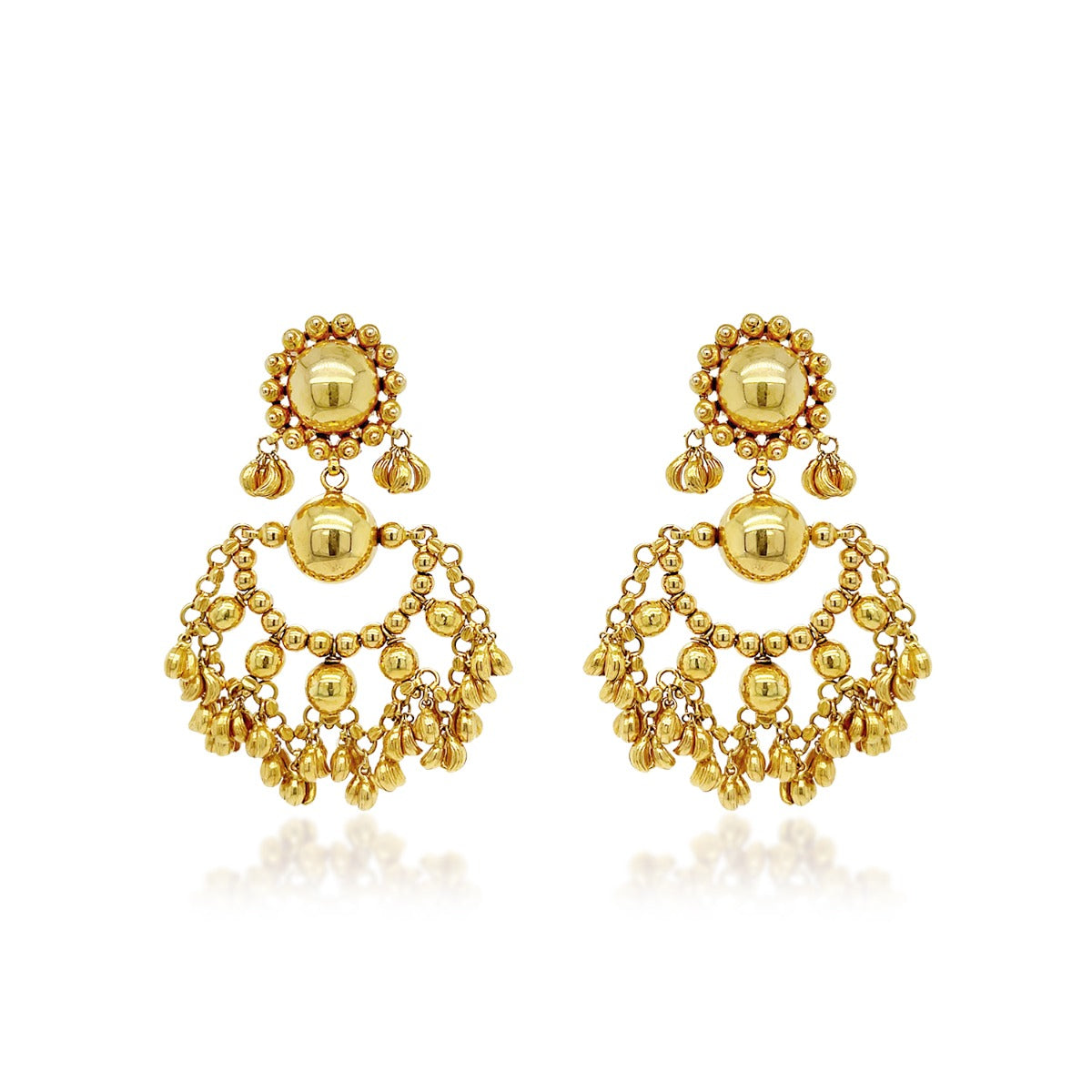 Circlet Weave Gold Necklace Set