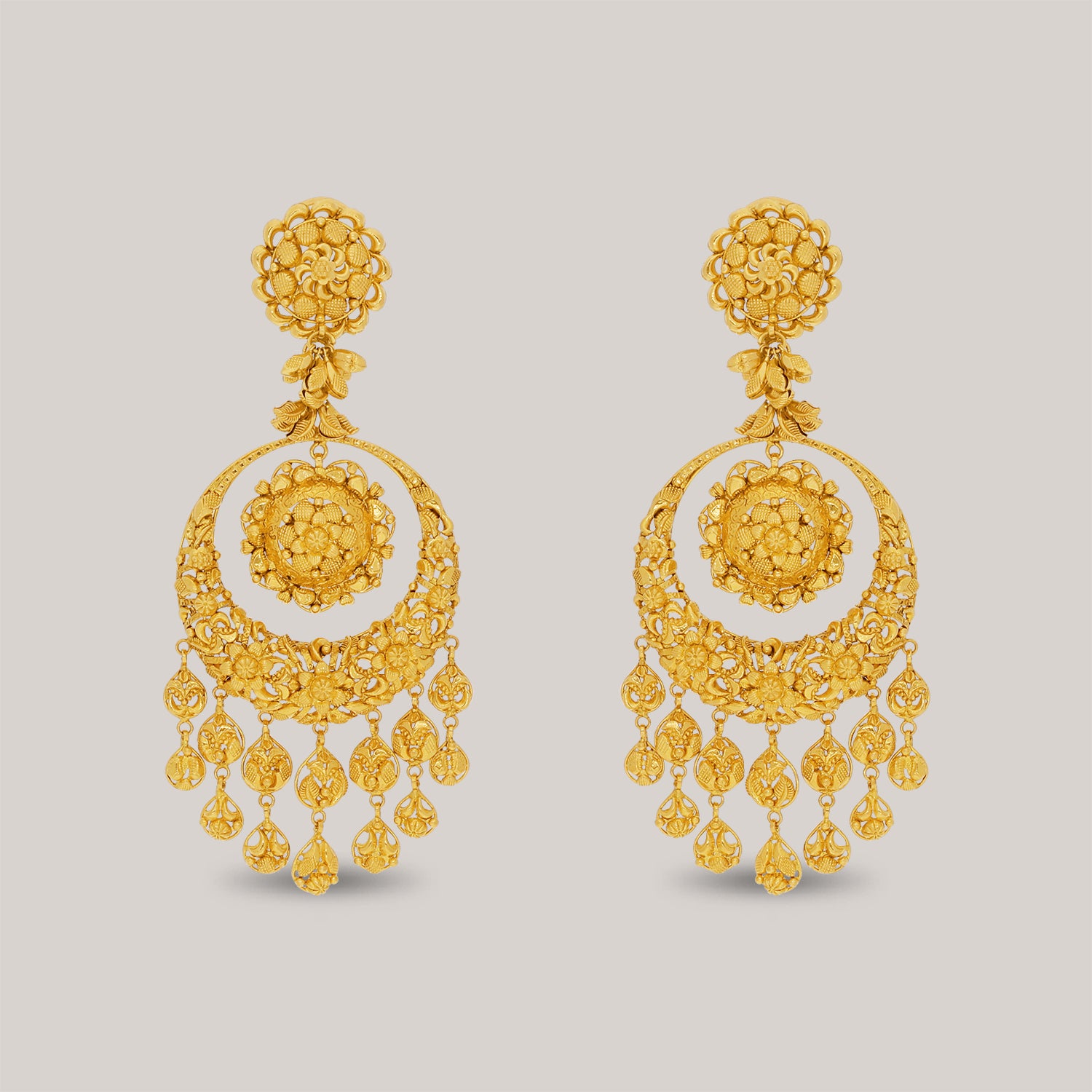 Exquisite Gold Chandbali