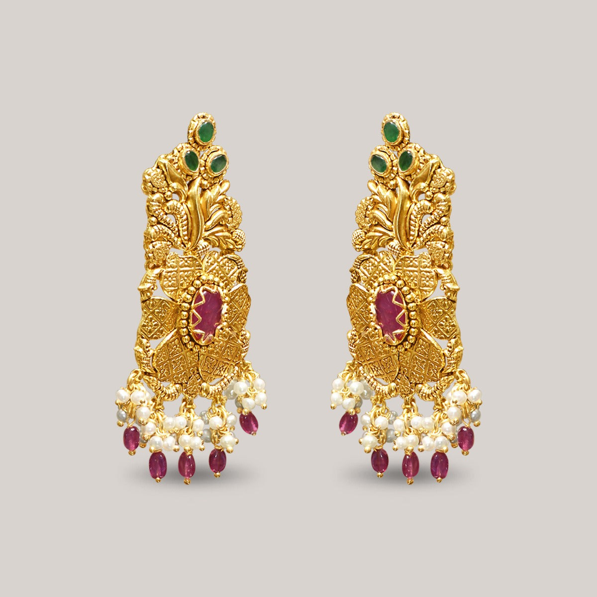 Modest Flower Gold Earrings