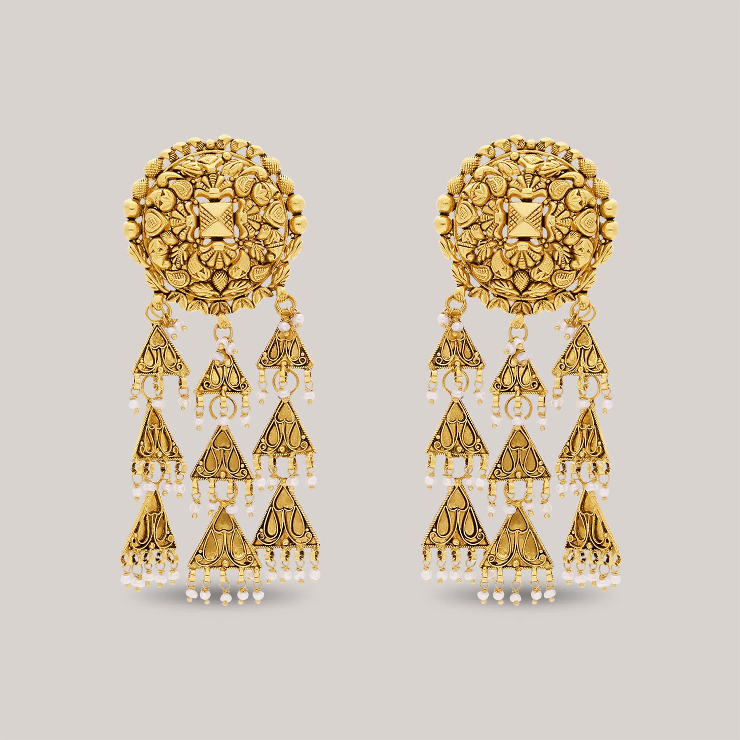 Retro Gold Earrings