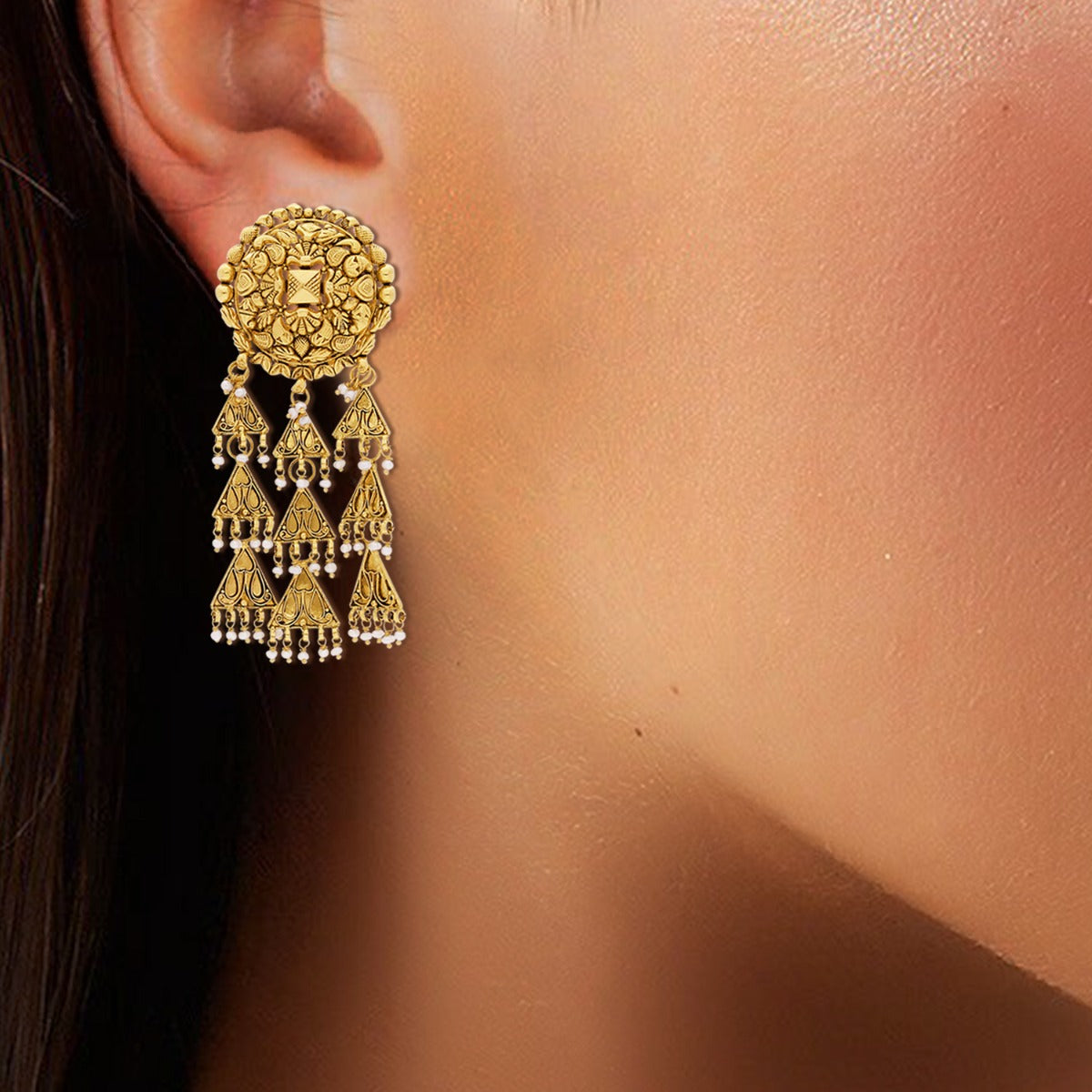 Retro Gold Earrings