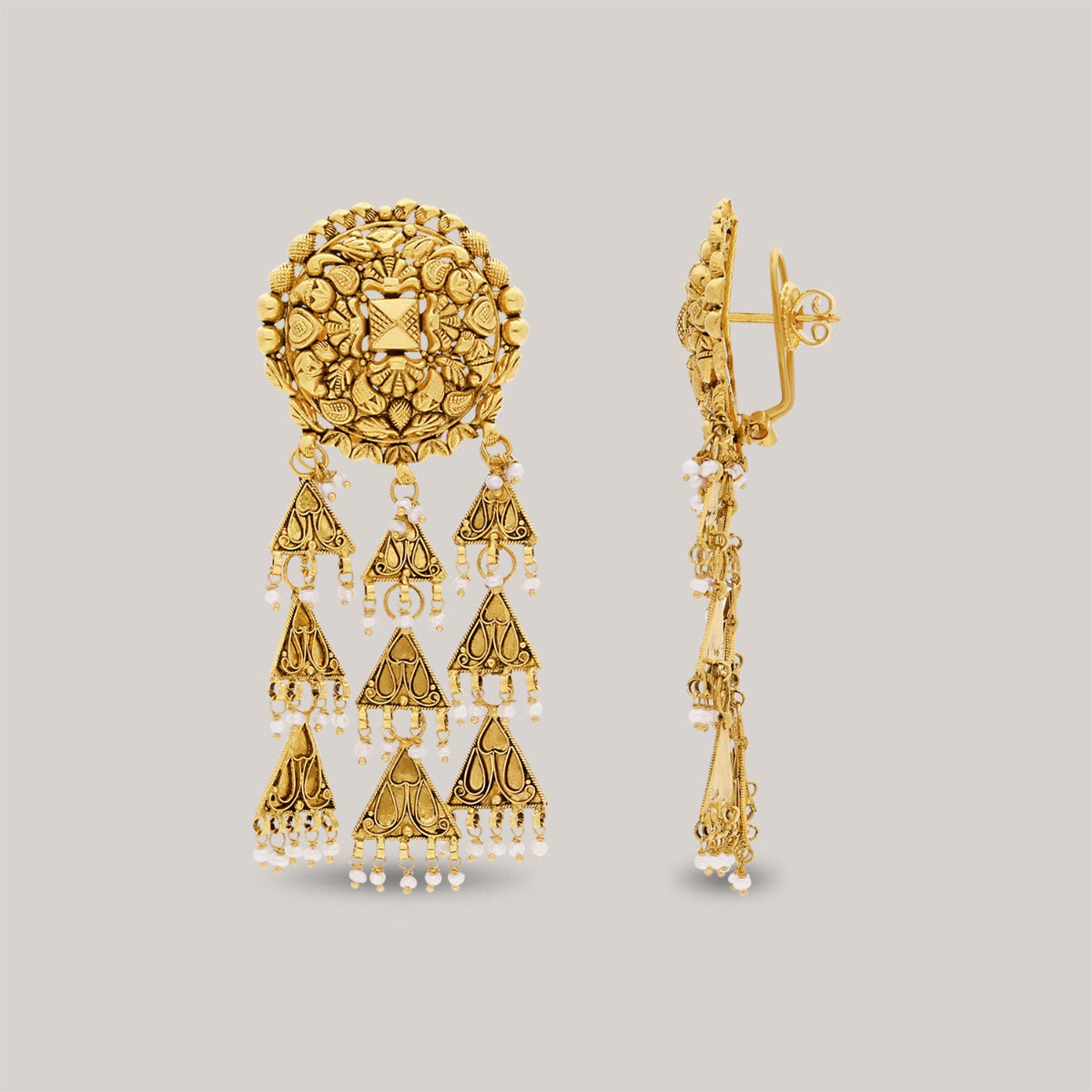 Retro Gold Earrings