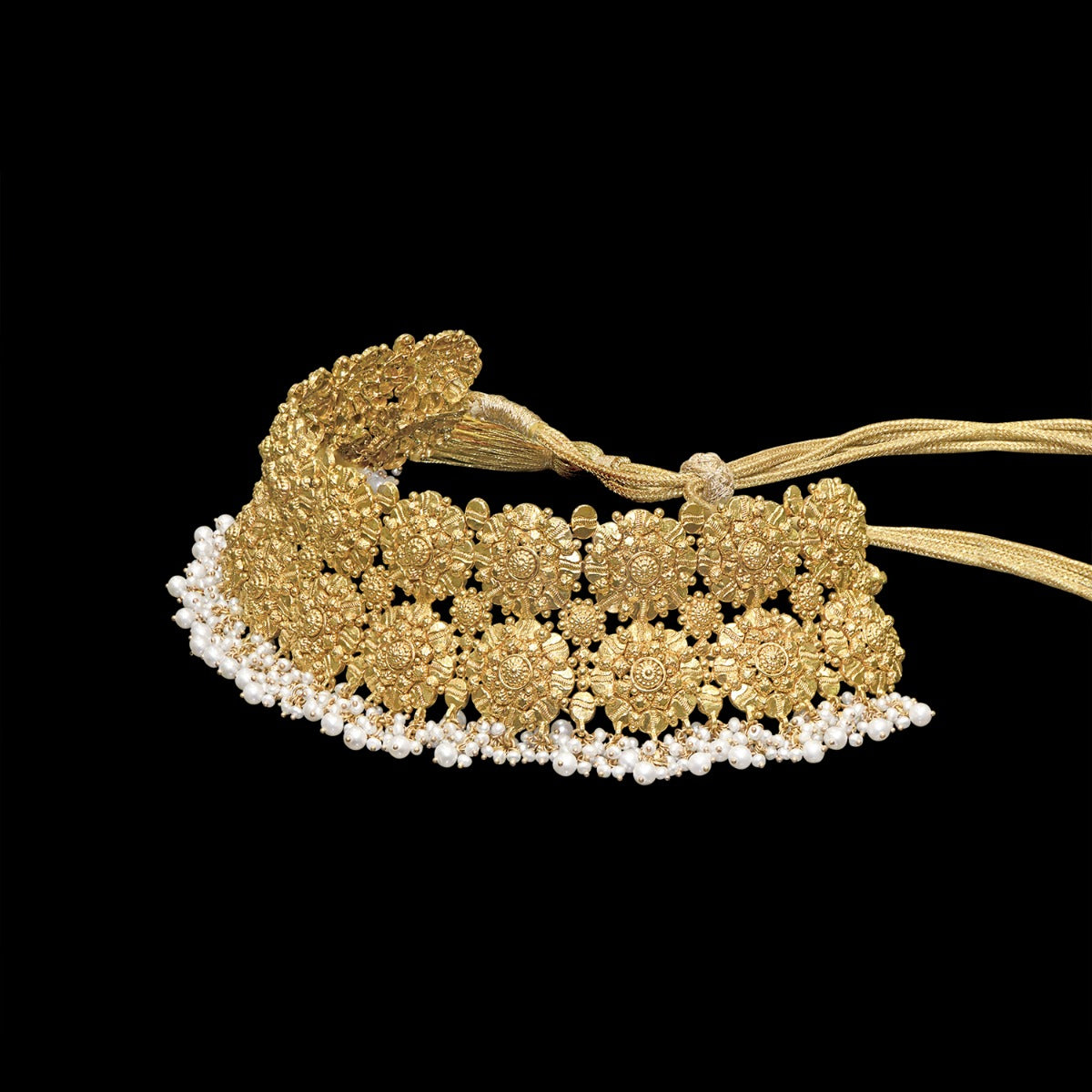 Mansi Flower Gold Choker