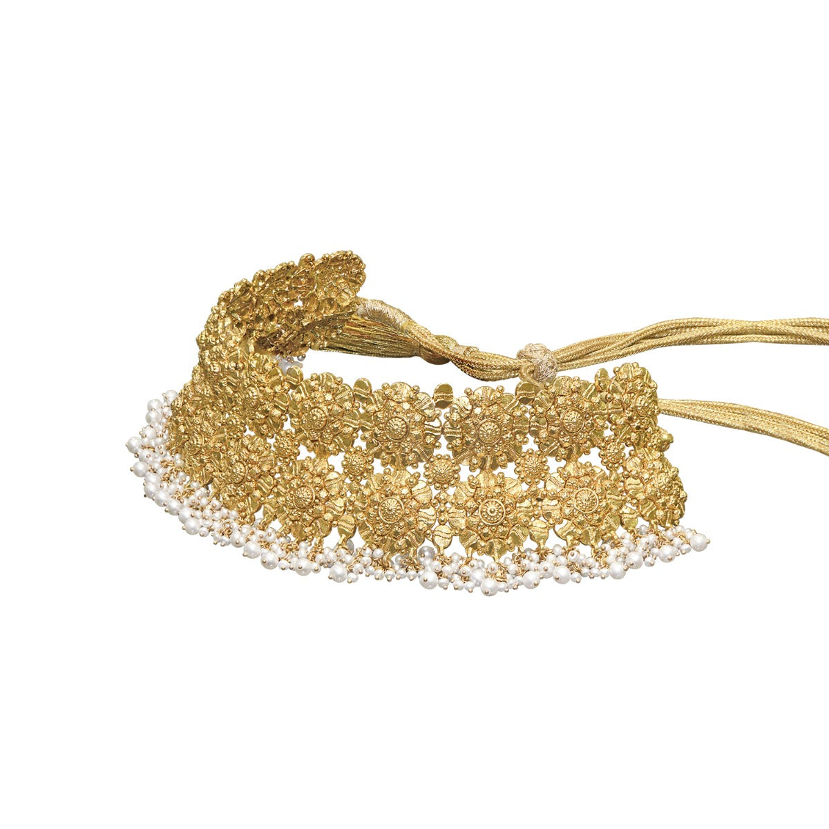Mansi Flower Gold Choker