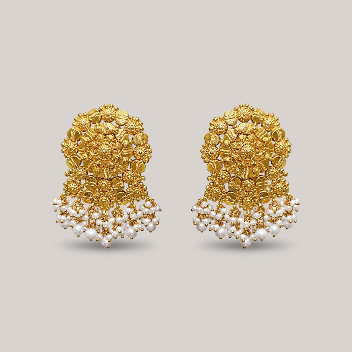 Mansi Flower Gold Choker Set