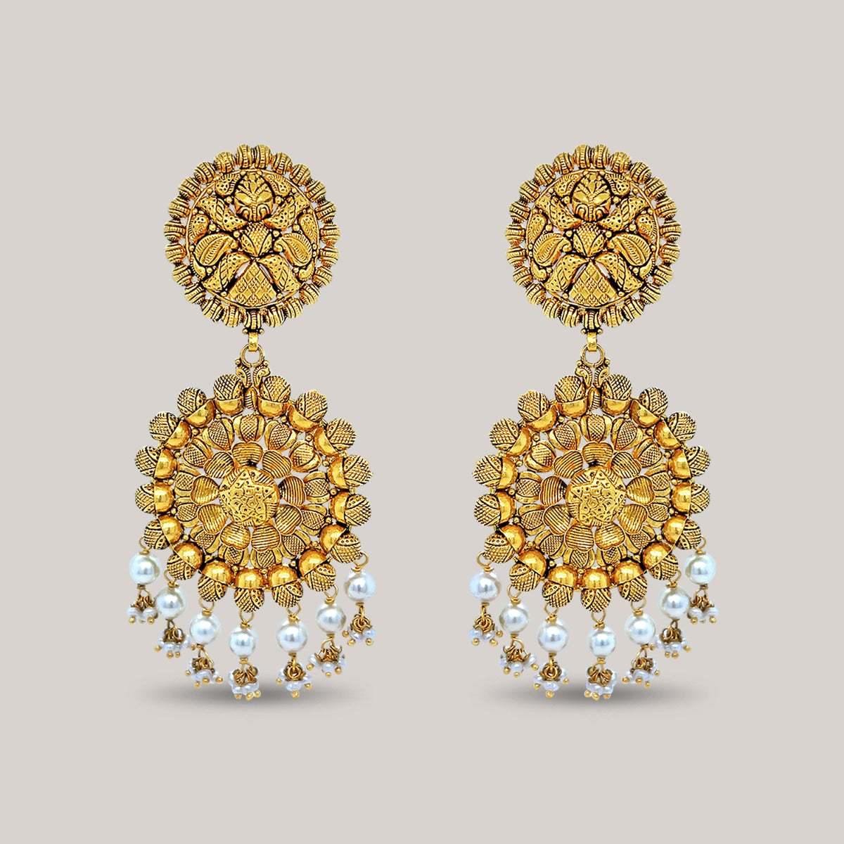 Gaura Floret Gold Earrings