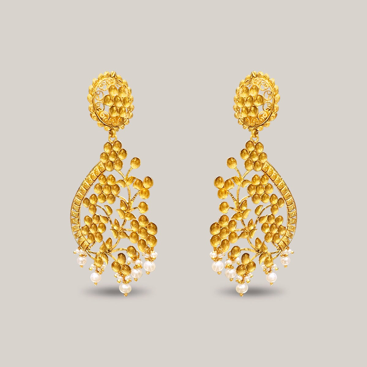 Lawrence Floral Gold Choker Set