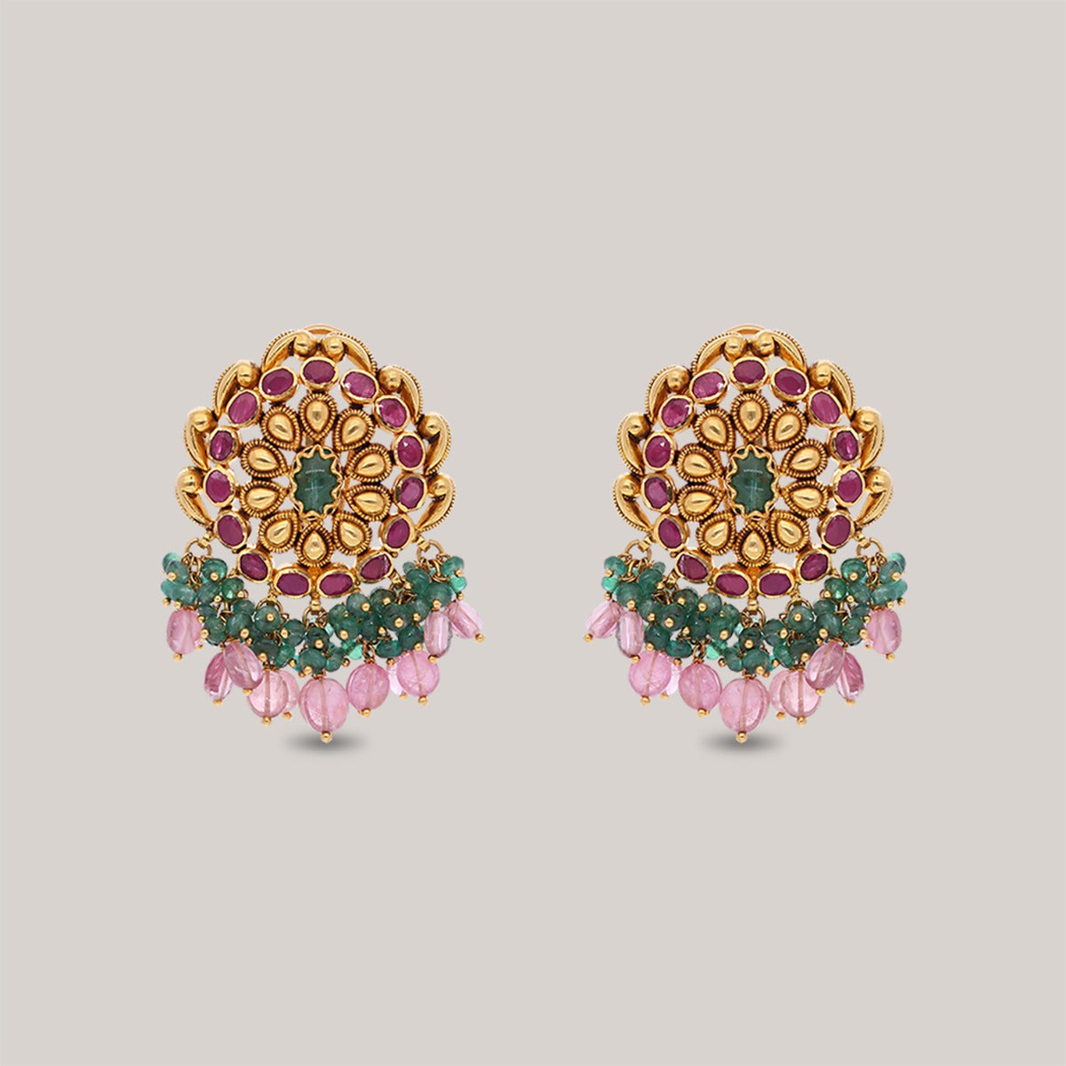 Ellorina Regal Gold Earrings