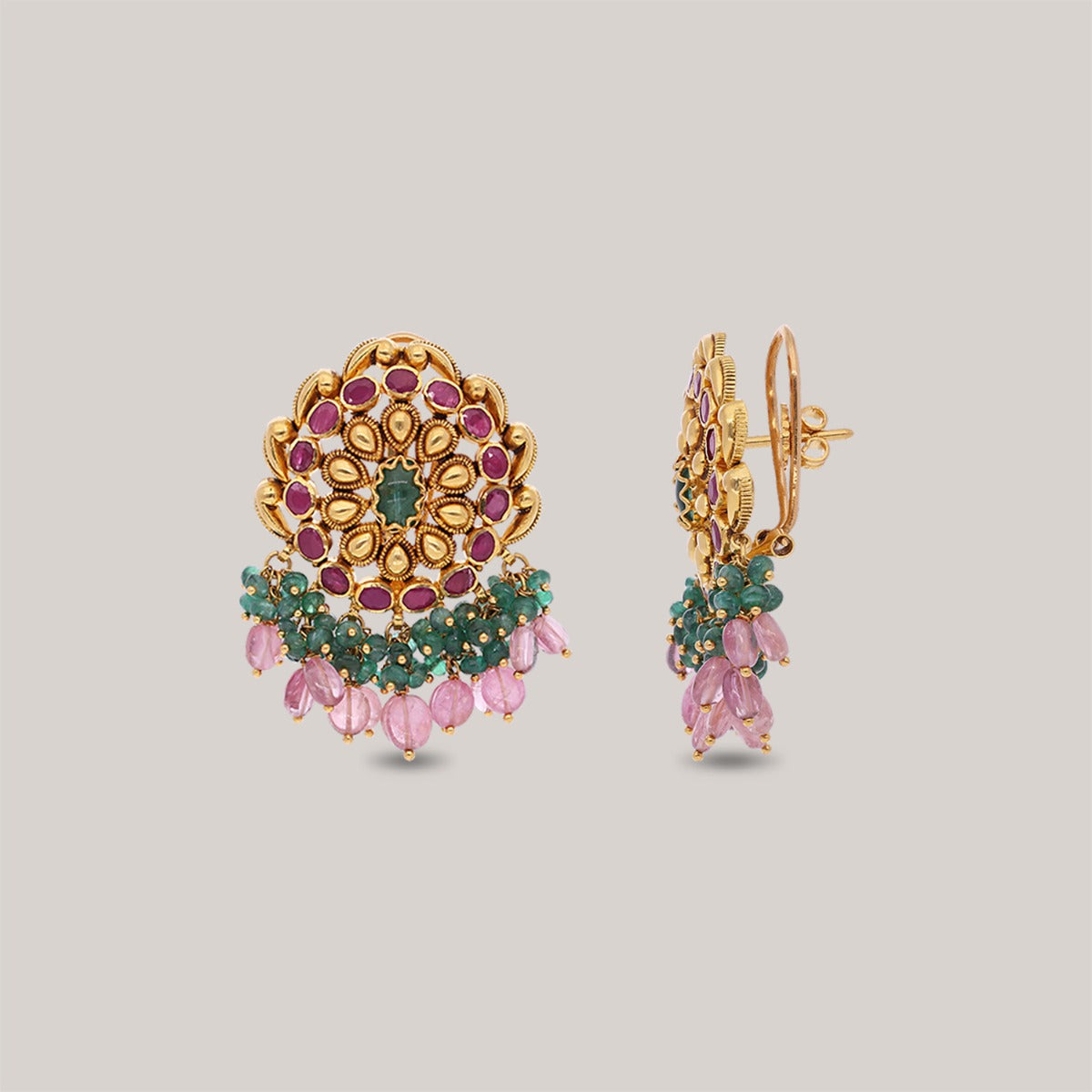 Ellorina Regal Gold Earrings