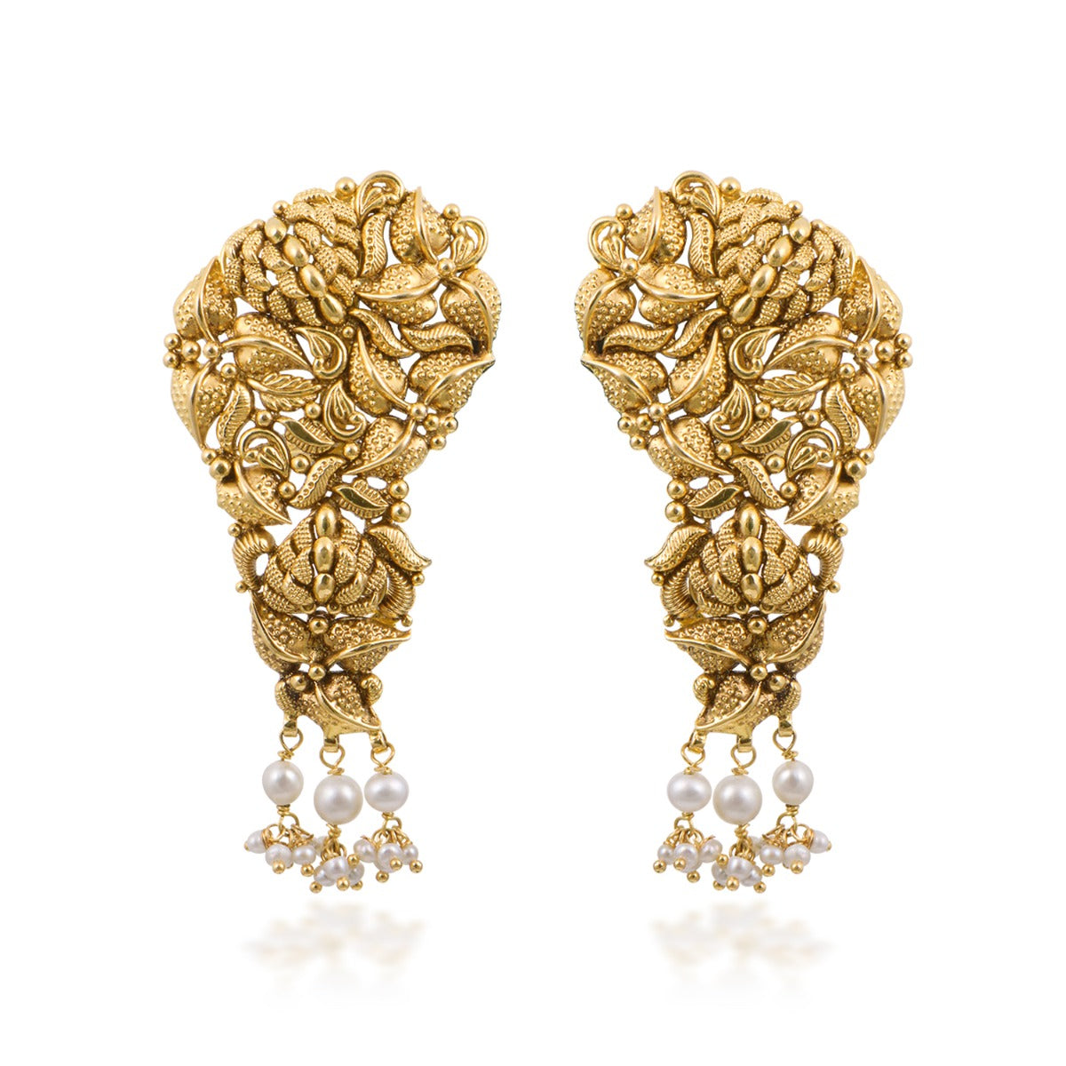 Blooming Leaf Gold Choker Set