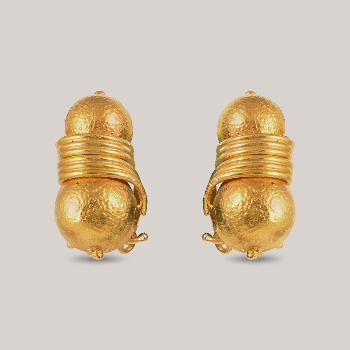 Ratatouille Gold Earrings