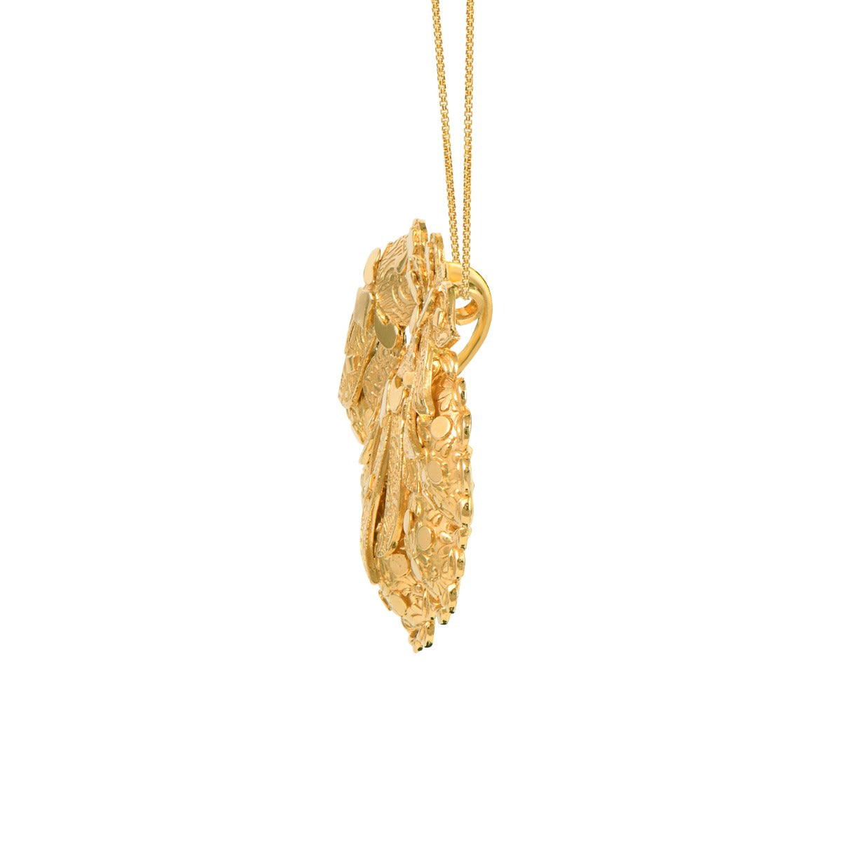 Beehive Gold Pendant