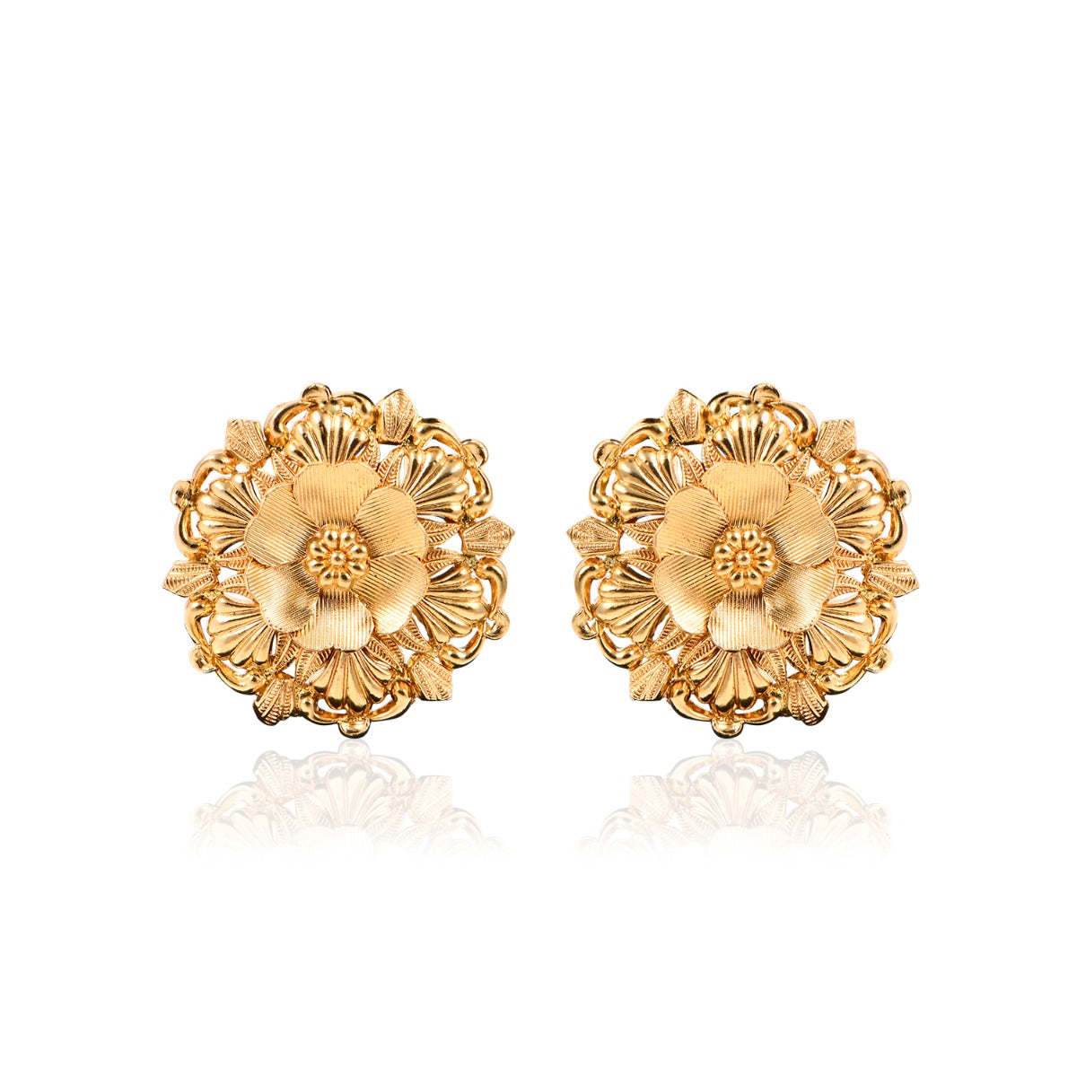Fluer Bloom Gold Choker Set