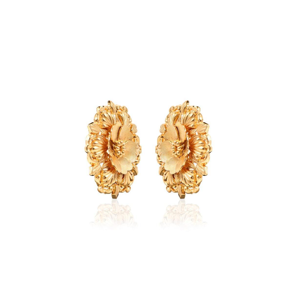 Fluer Bloom Gold Choker Set