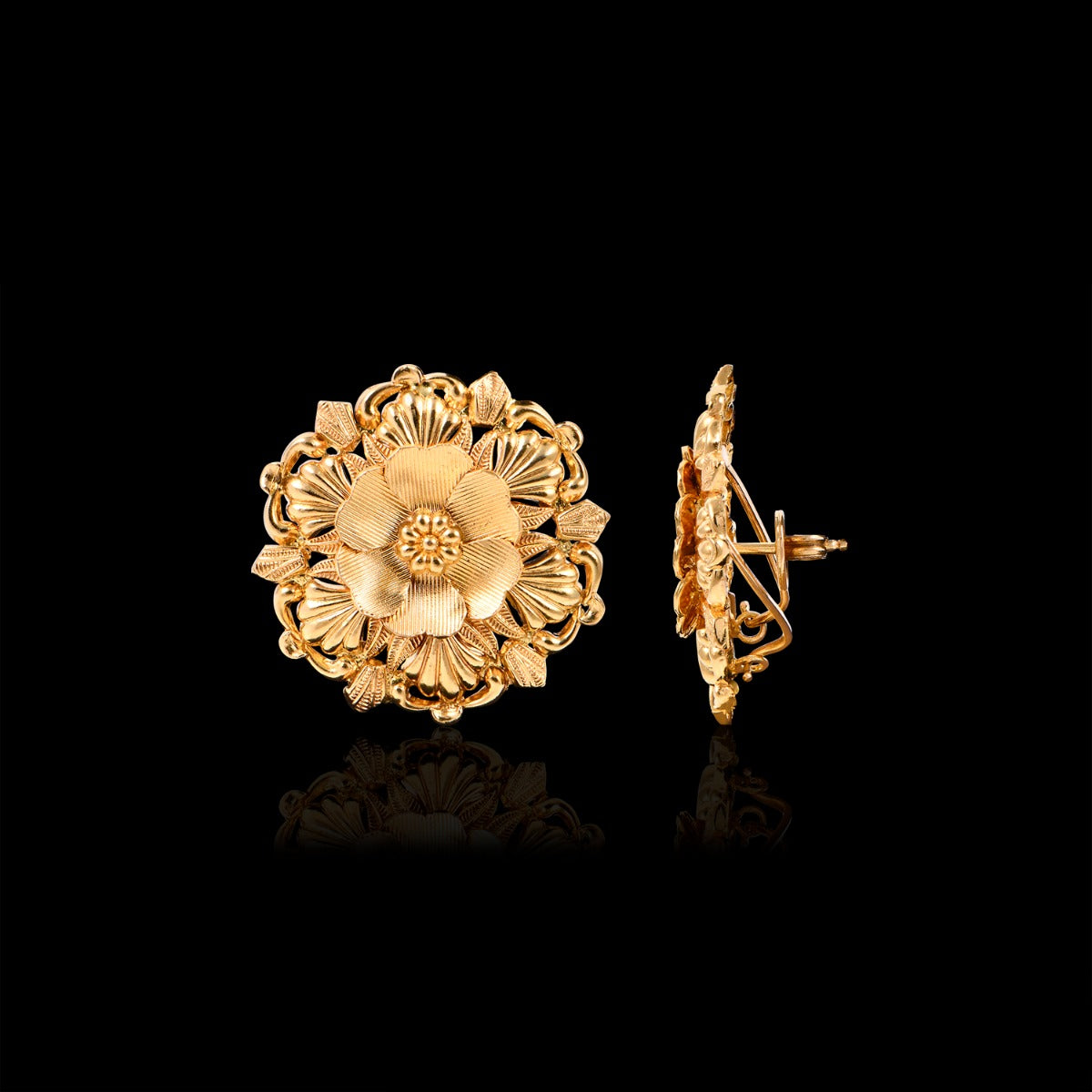 Fluer Bloom Gold Choker Set