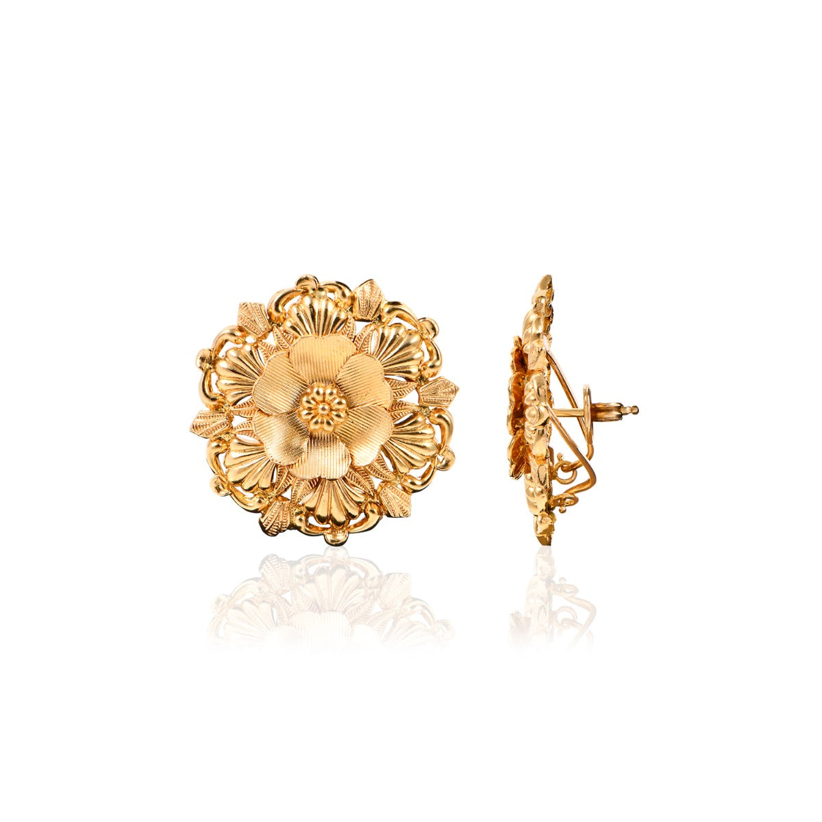 Fluer Bloom Gold Choker Set