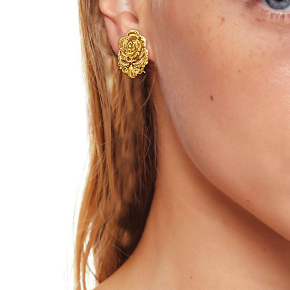 Roulette Garden Gold Necklace Set