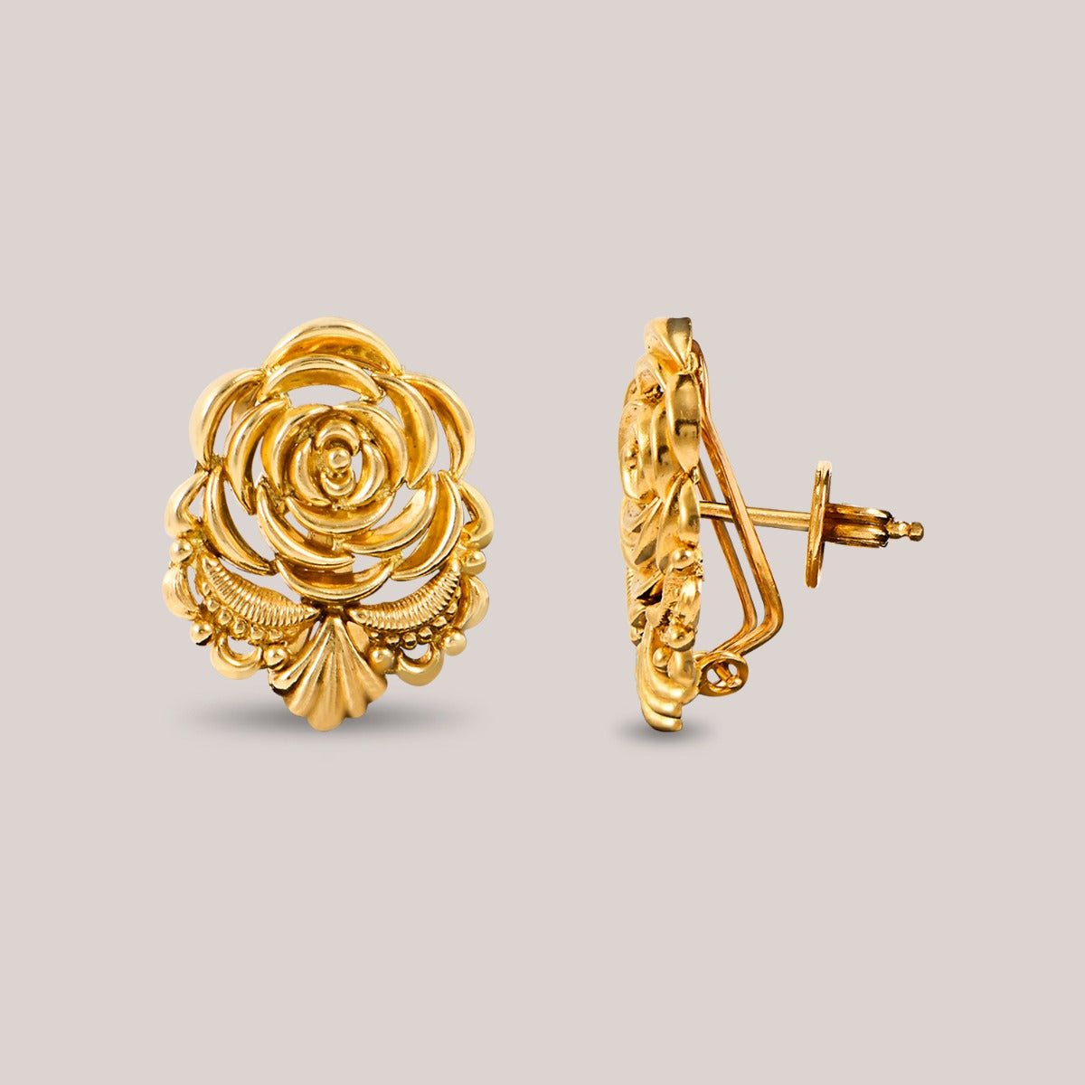 Roulette Garden Gold Necklace Set