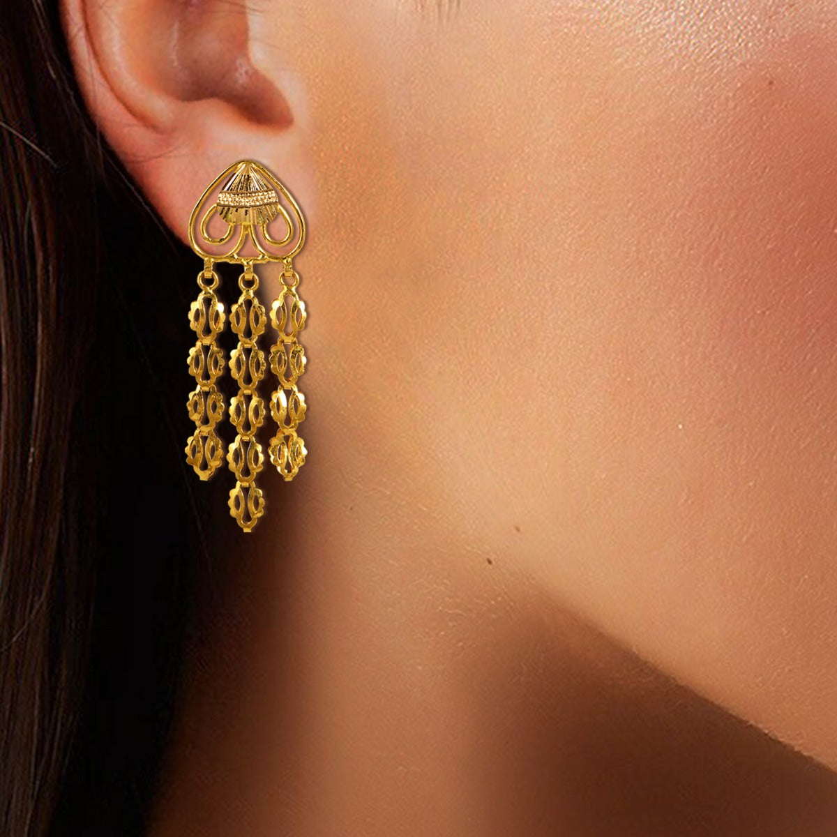 Calmar Gold Earrings