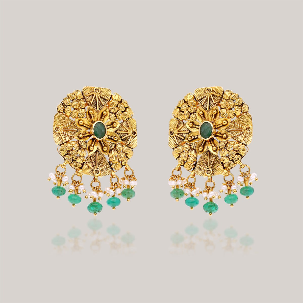 Starburst Gold Earrings