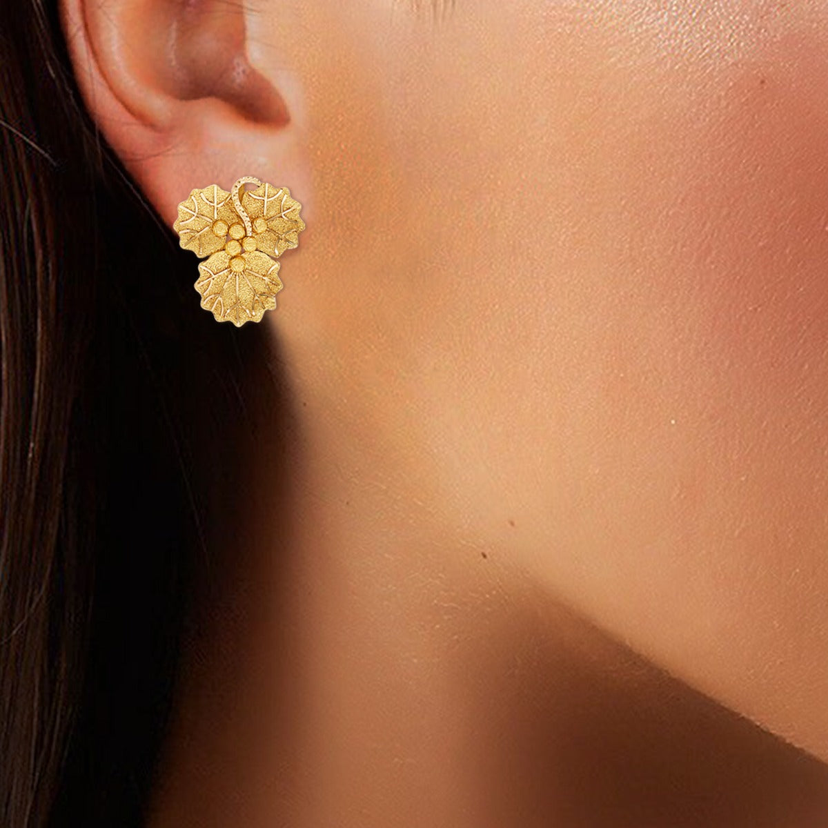 Gulbahar Gold Earrings