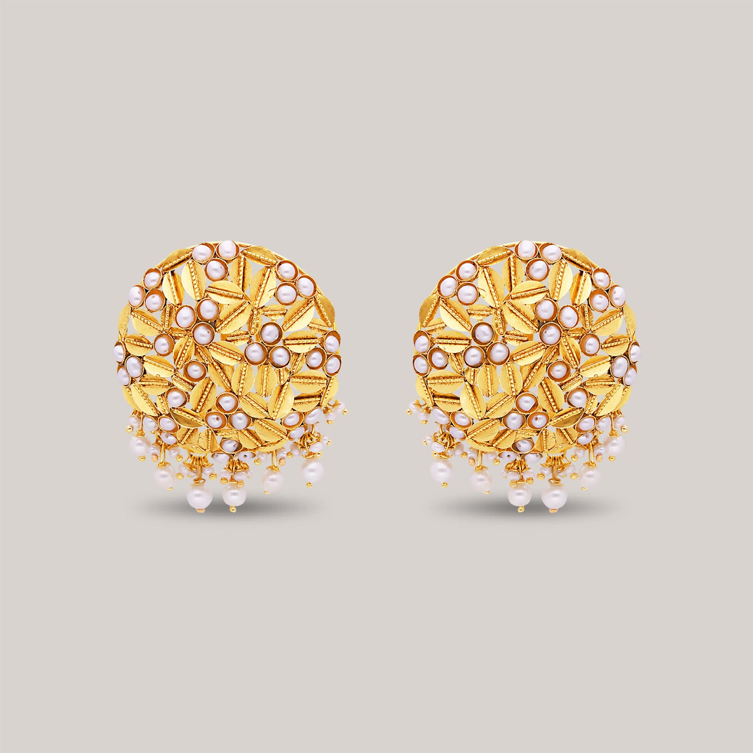 Serendipity Pearl Gold Earrings
