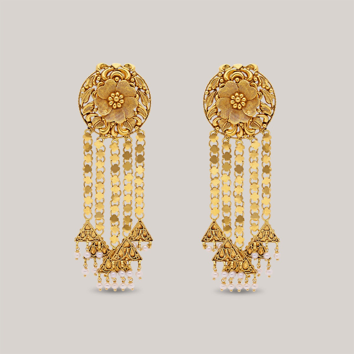 Lavanya Gold Earrings