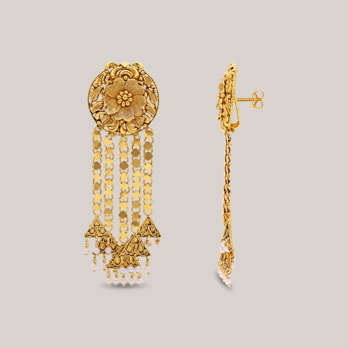 Lavanya Gold Earrings