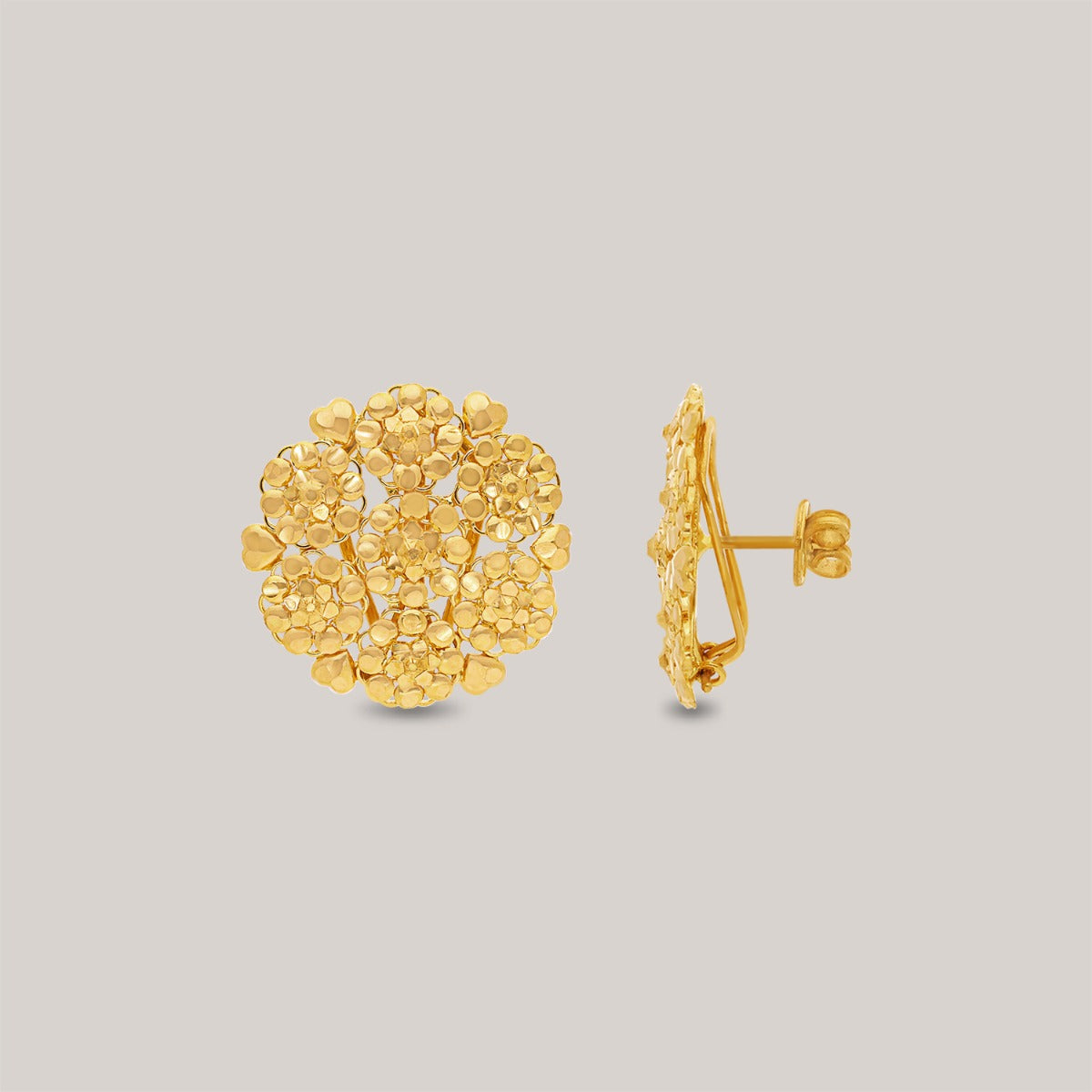 Dahlia Gold Earrings
