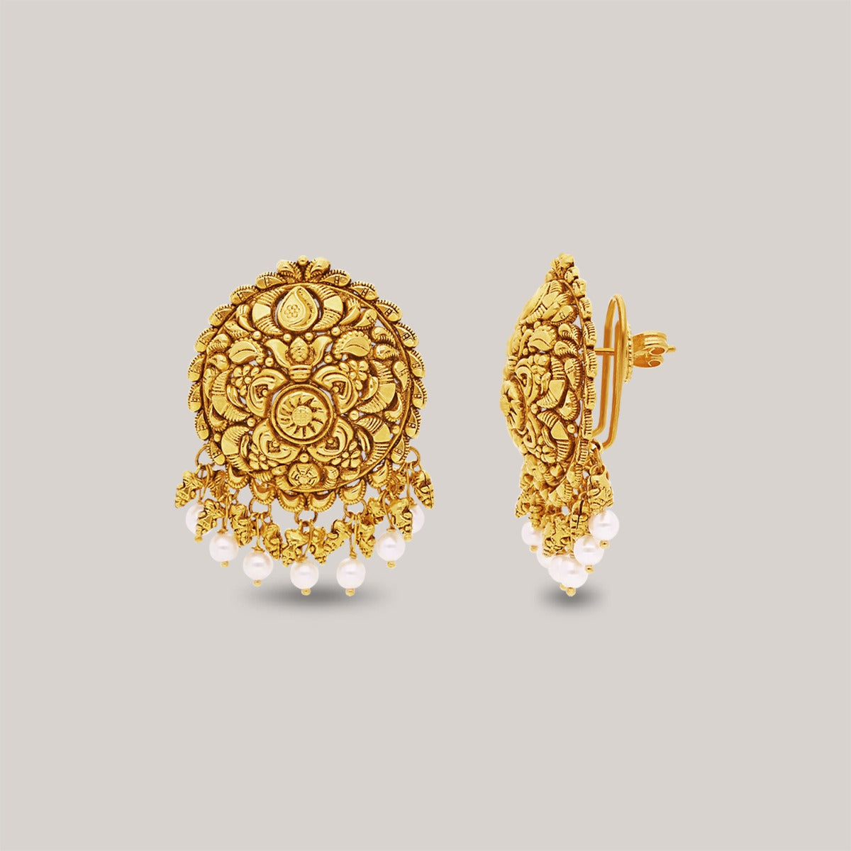 Anvi Gold Earrings