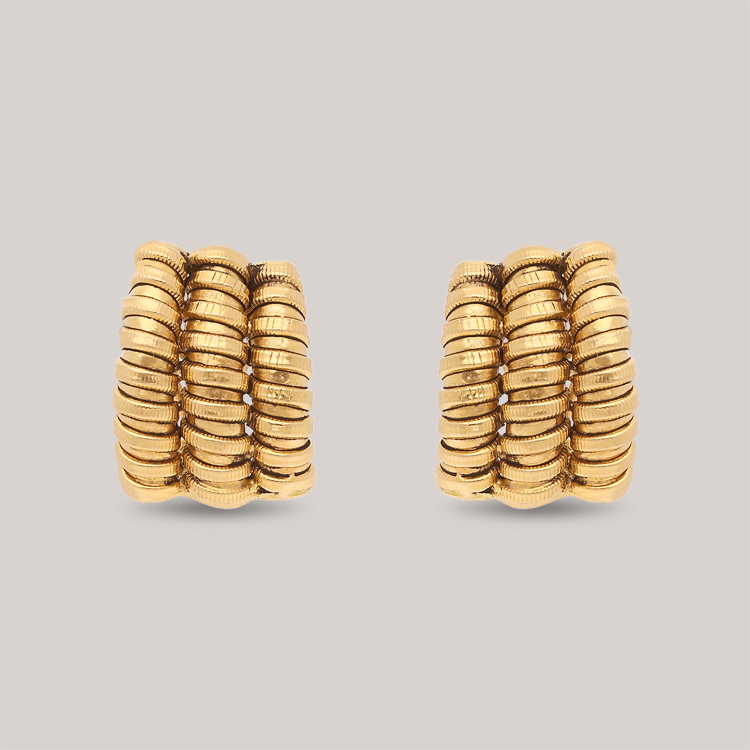 Coil Gold Earrings