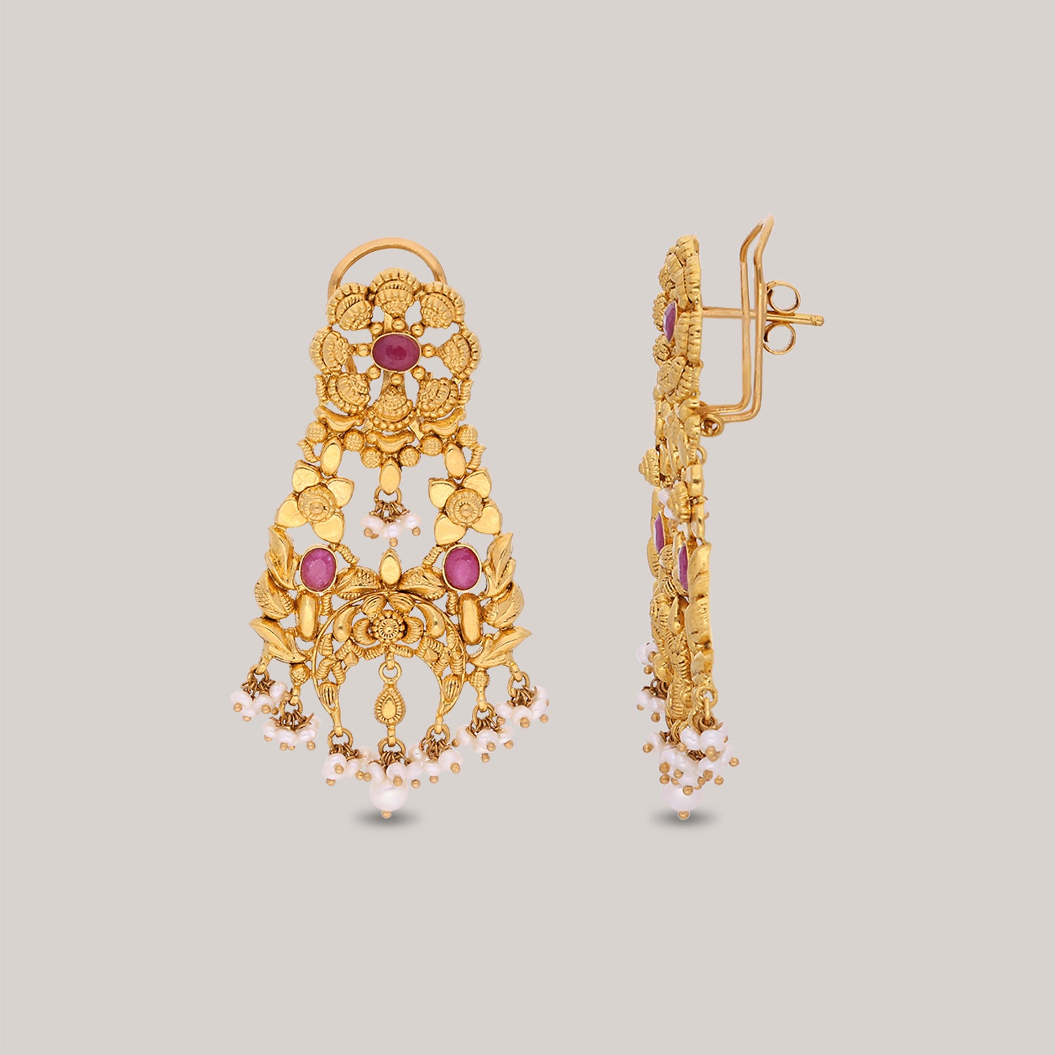 Reyah Gold Earrings