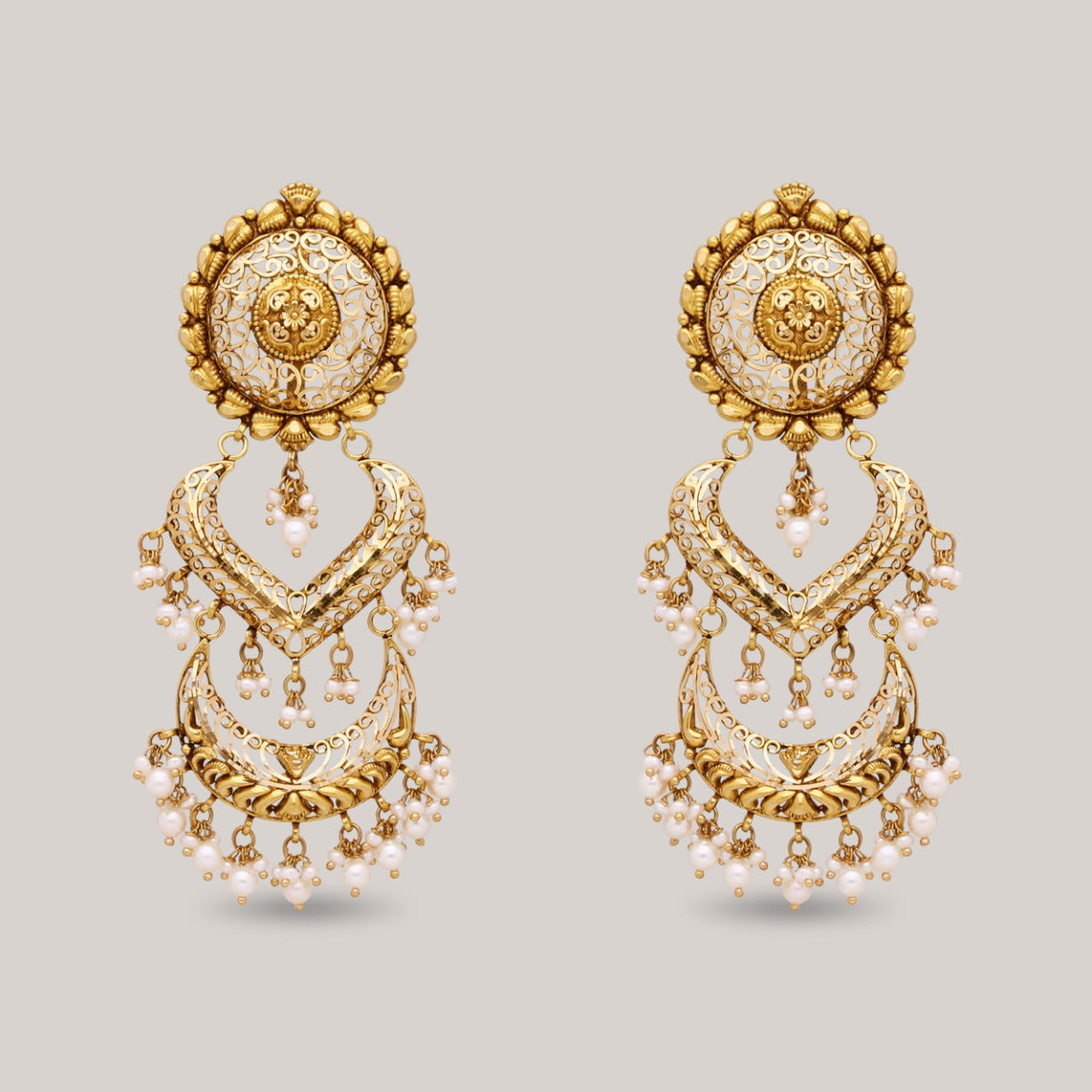 Kihaan Gold Earrings