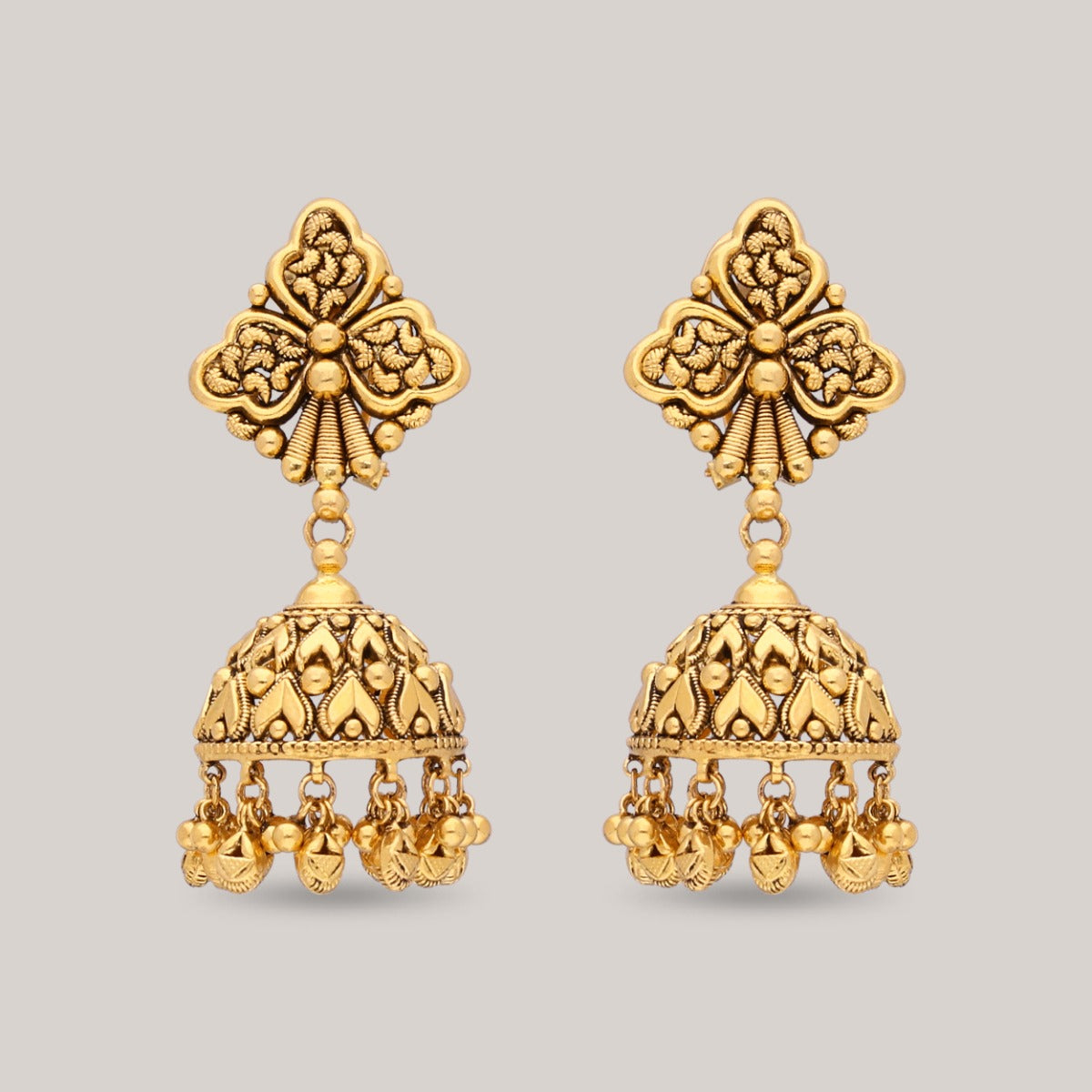 Ibriz Gold Jhumka