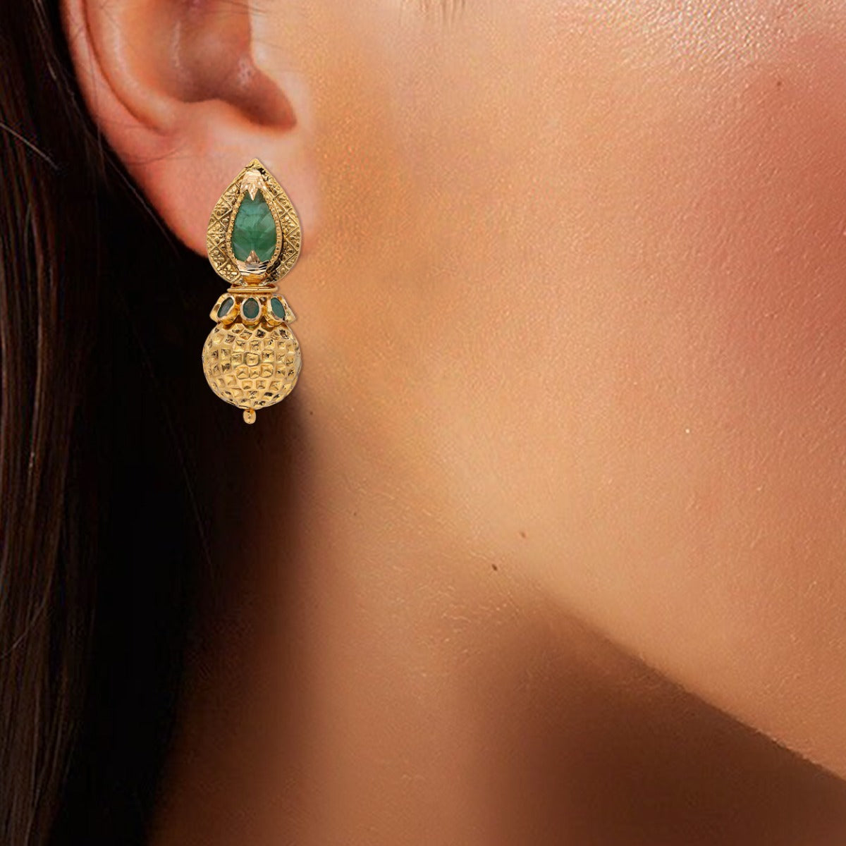 Shaguni Gold Earrings