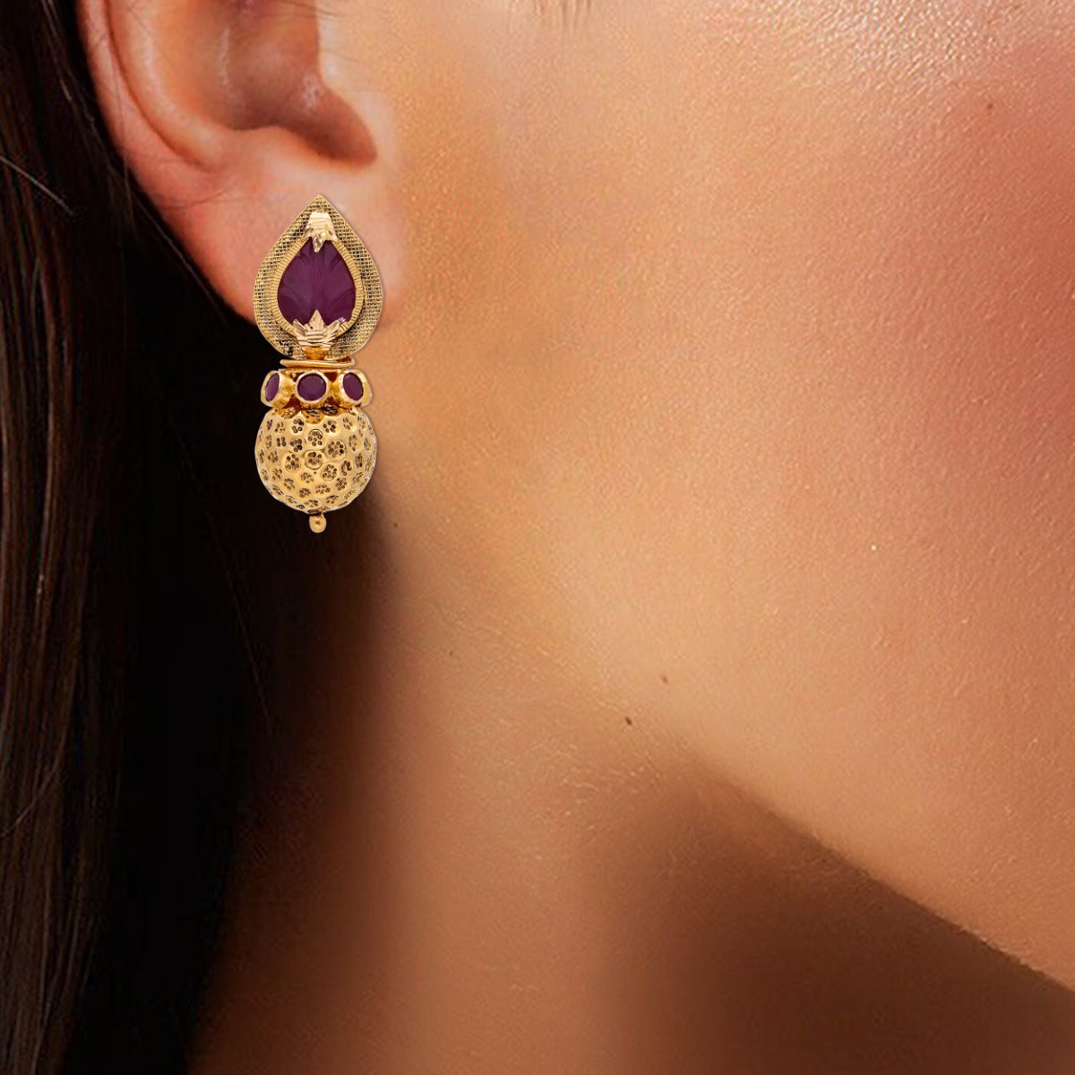 Yamha Gold Earrings