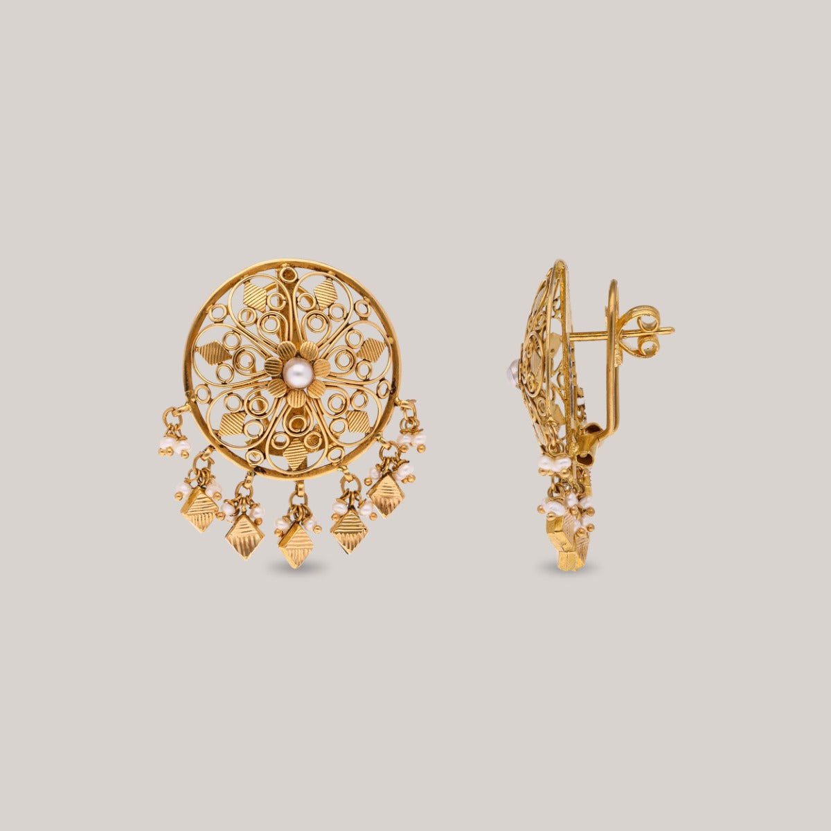 Orafali Gold Earrings