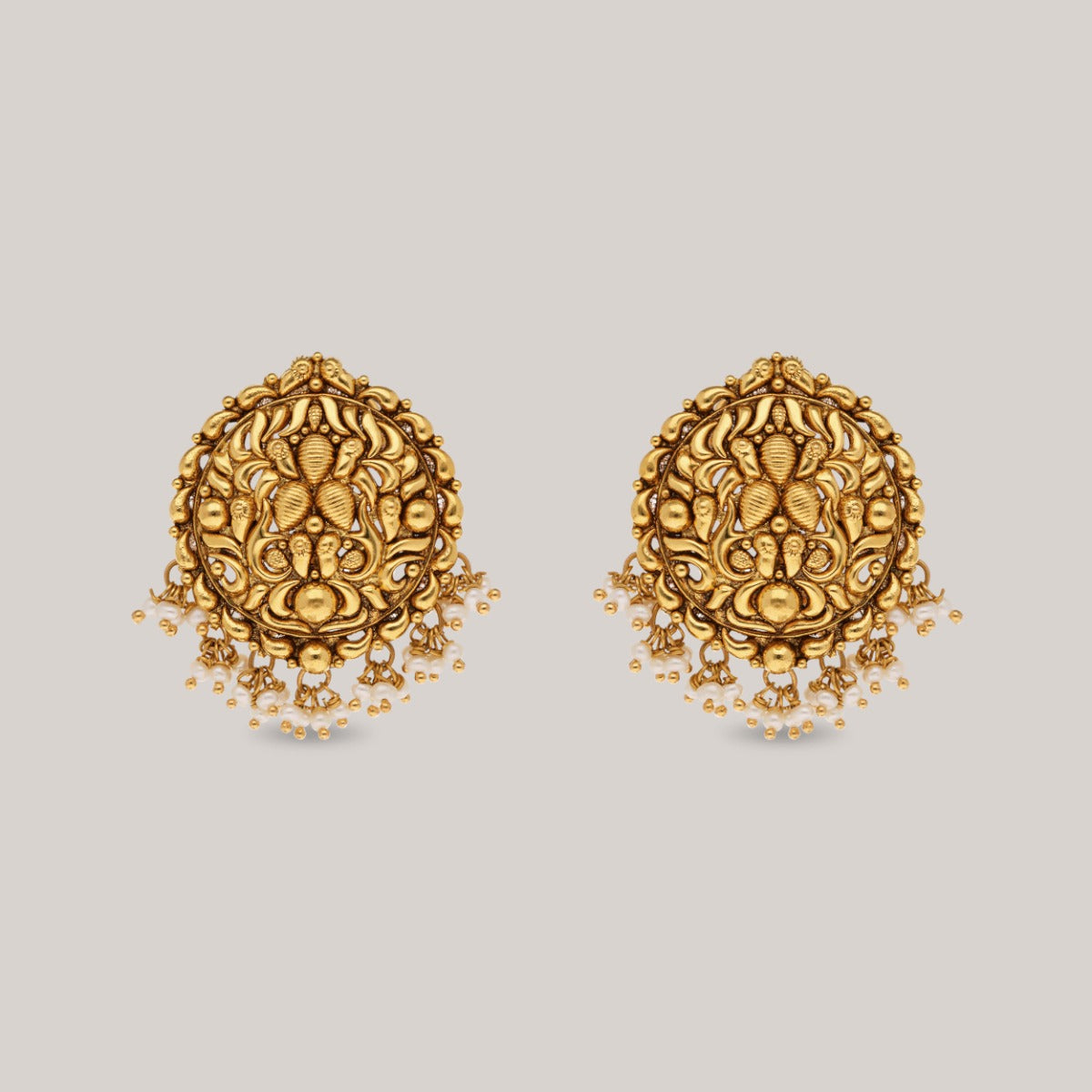 Rakhyaan Gold Earrings