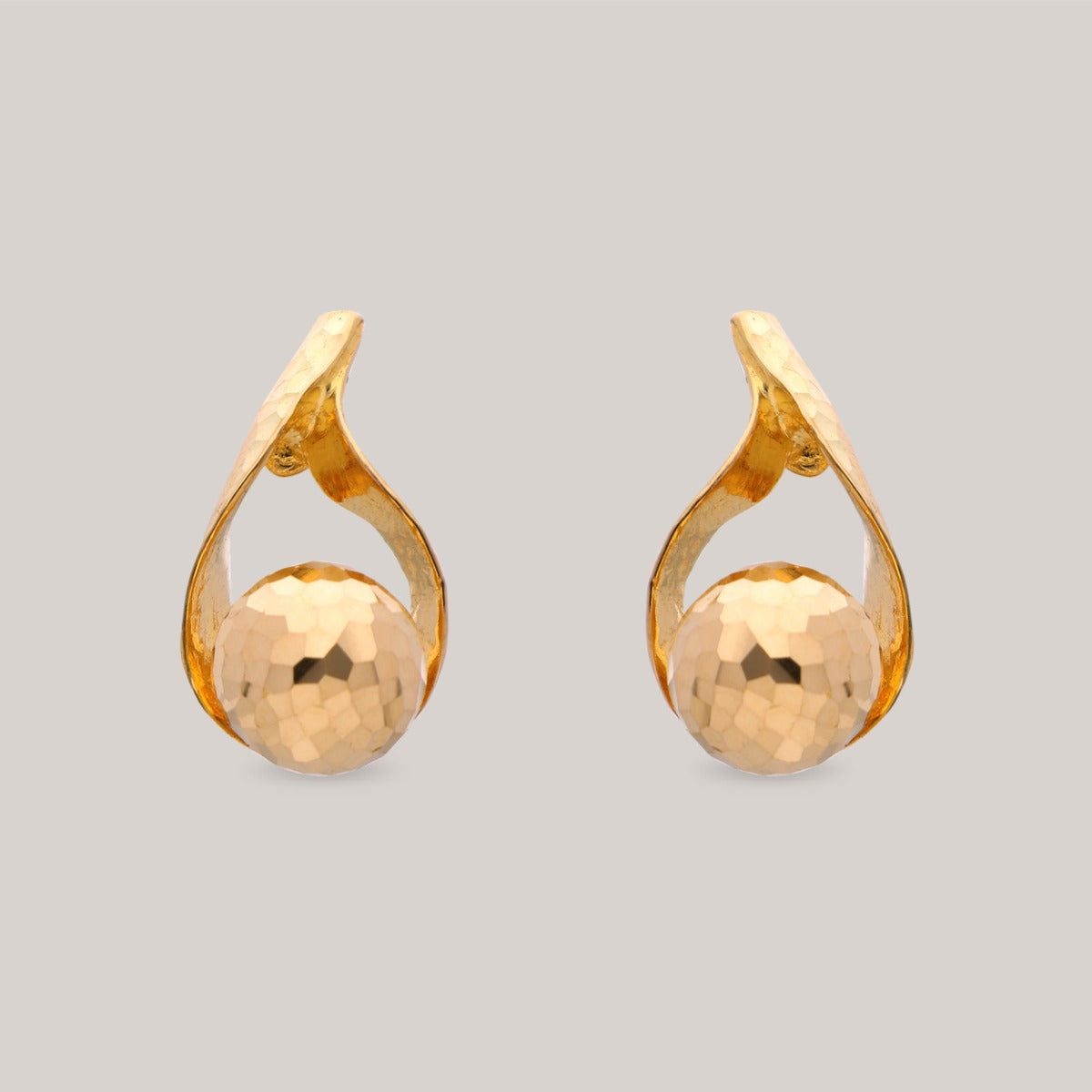 Golden Dewdrop Gold Earrings