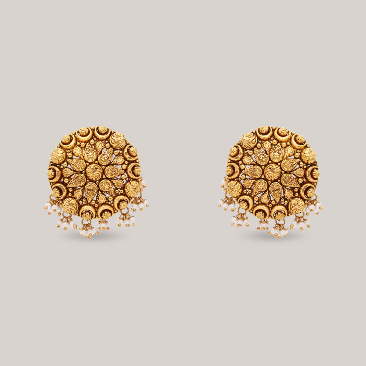 Celestial Bloom Gold Earrings
