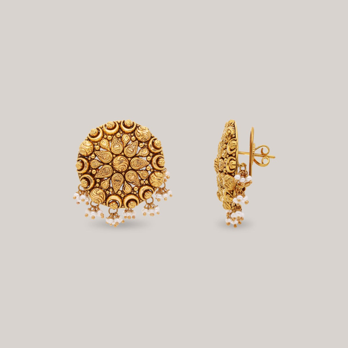 Celestial Bloom Gold Earrings
