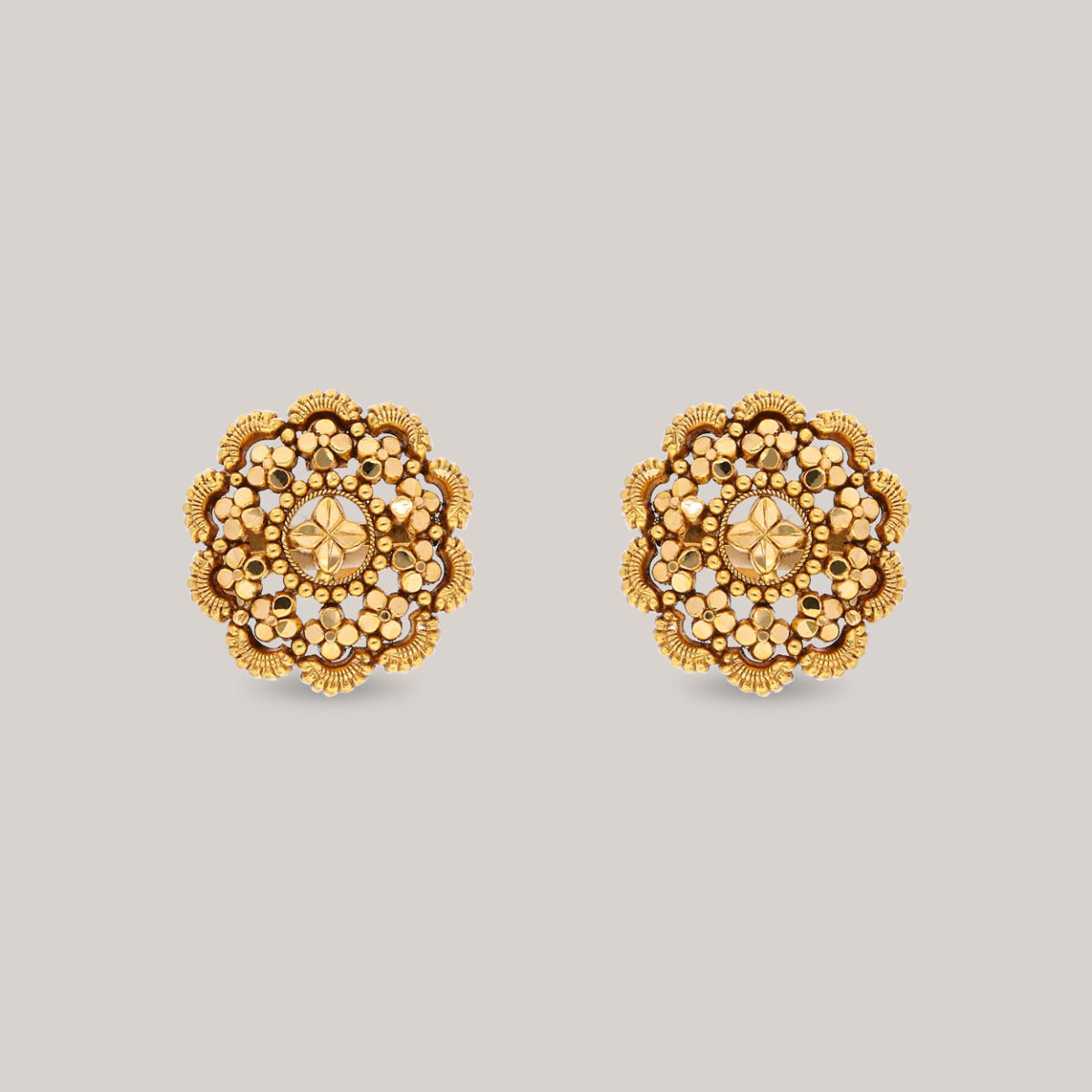 Petal Whisper Gold Earrings