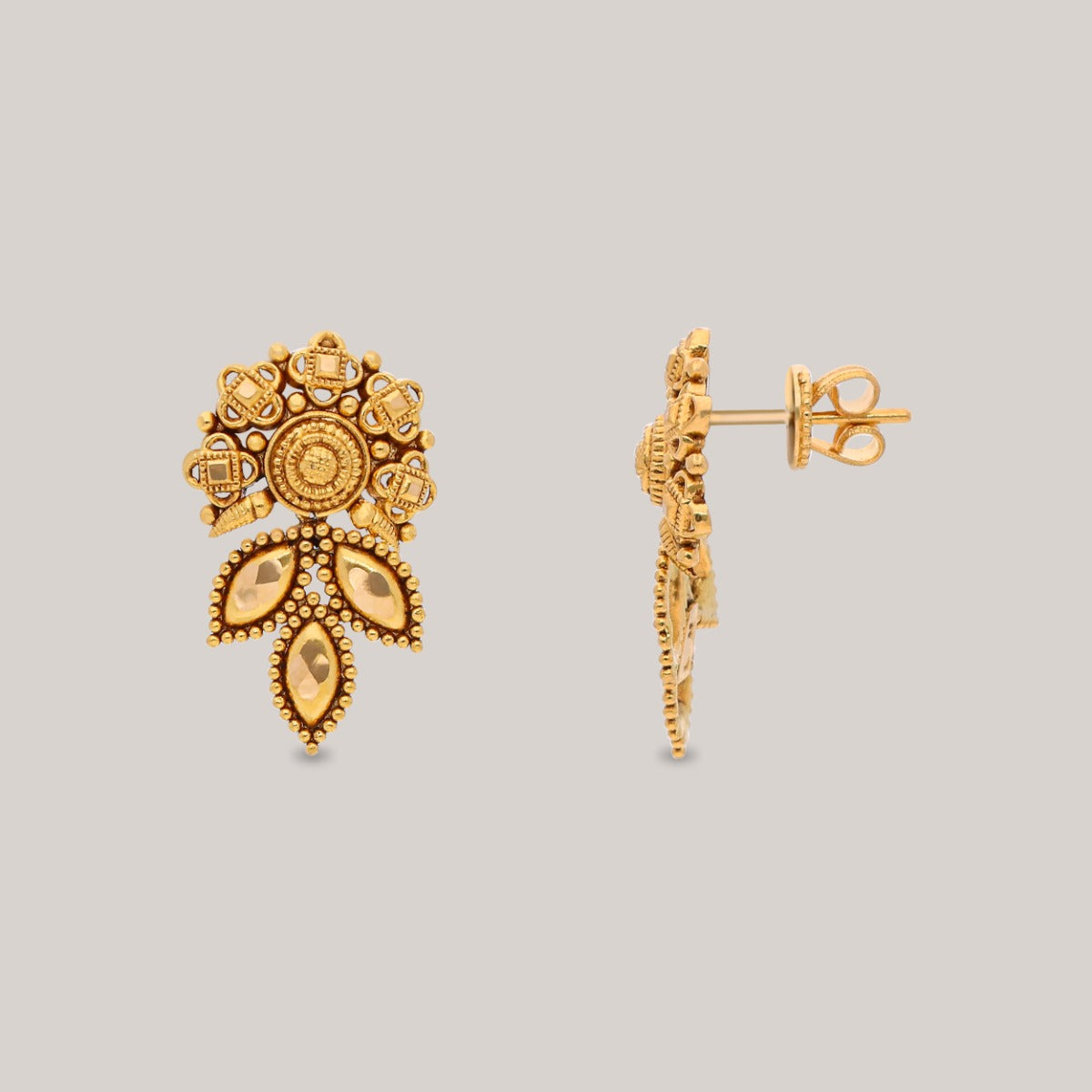 Eternal Glow Gold Earrings